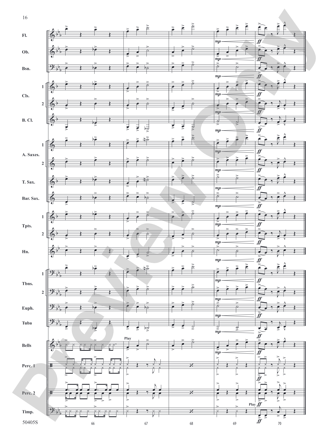Sticky Notes: Concert Band Conductor Score & Parts