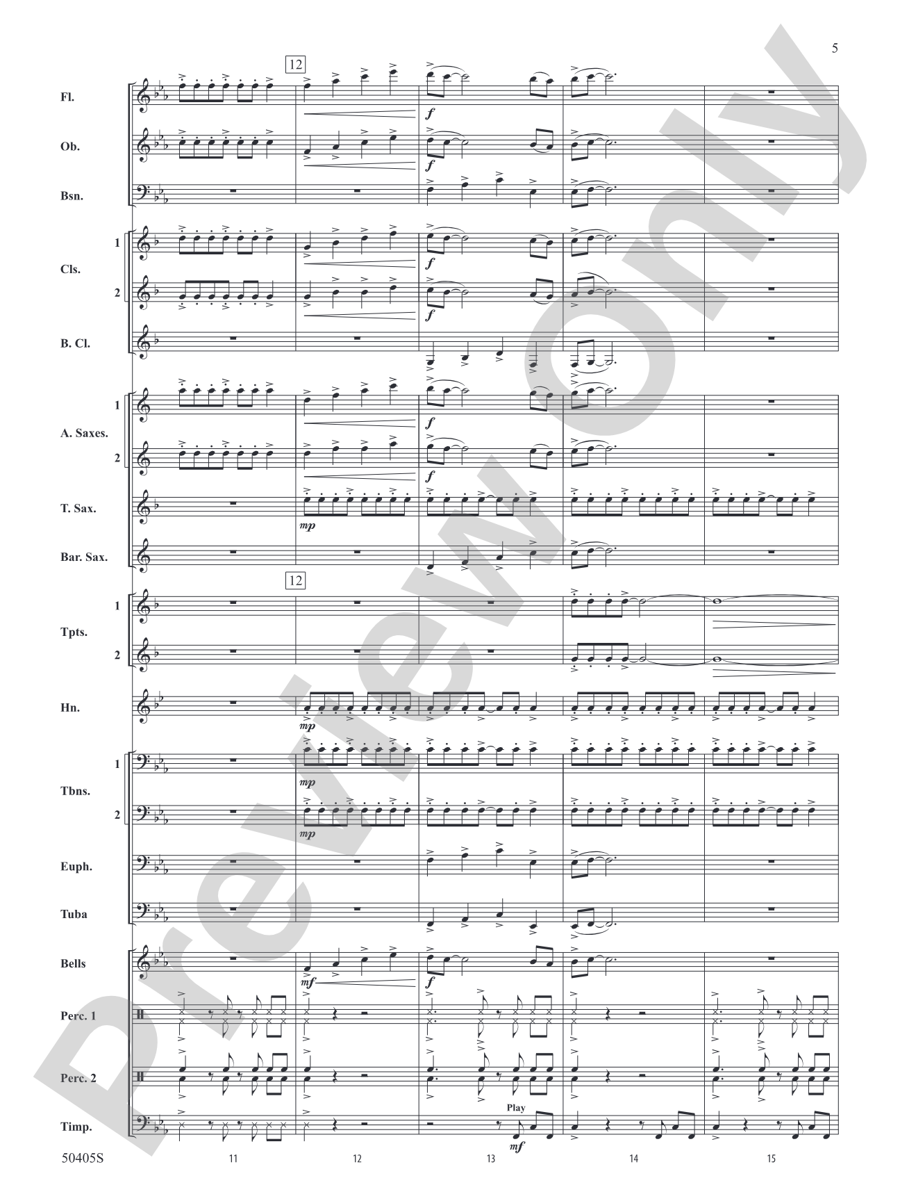 Sticky Notes: Concert Band Conductor Score & Parts
