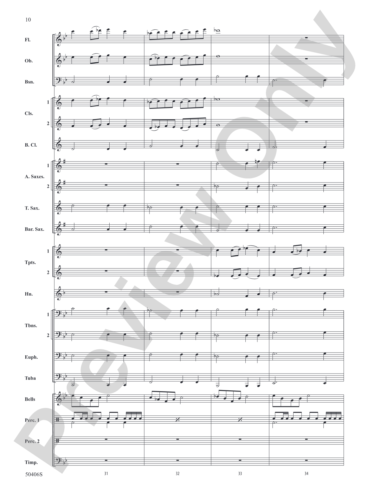 Montana Sunrise: Concert Band Conductor Score & Parts