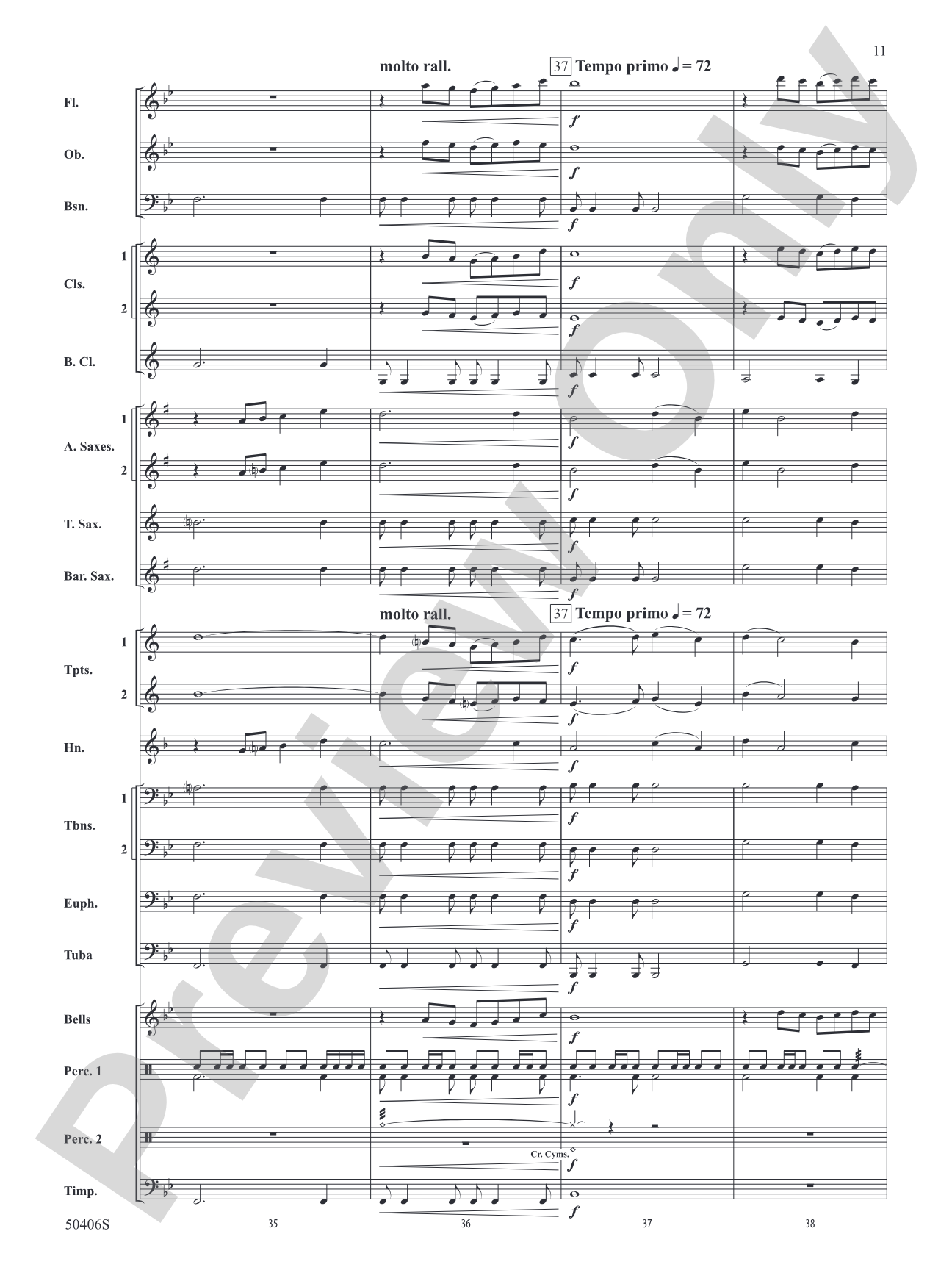 Montana Sunrise: Concert Band Conductor Score & Parts