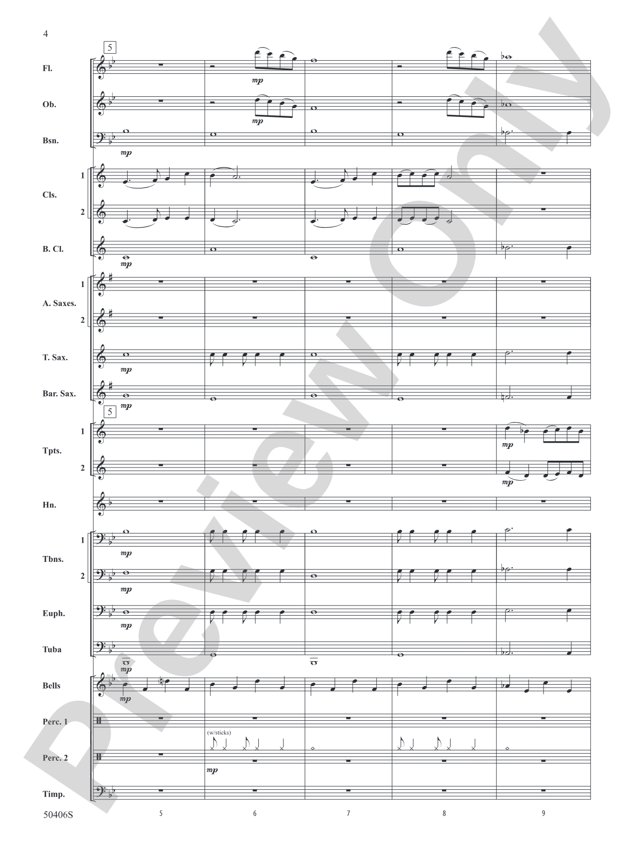 Montana Sunrise: Concert Band Conductor Score & Parts