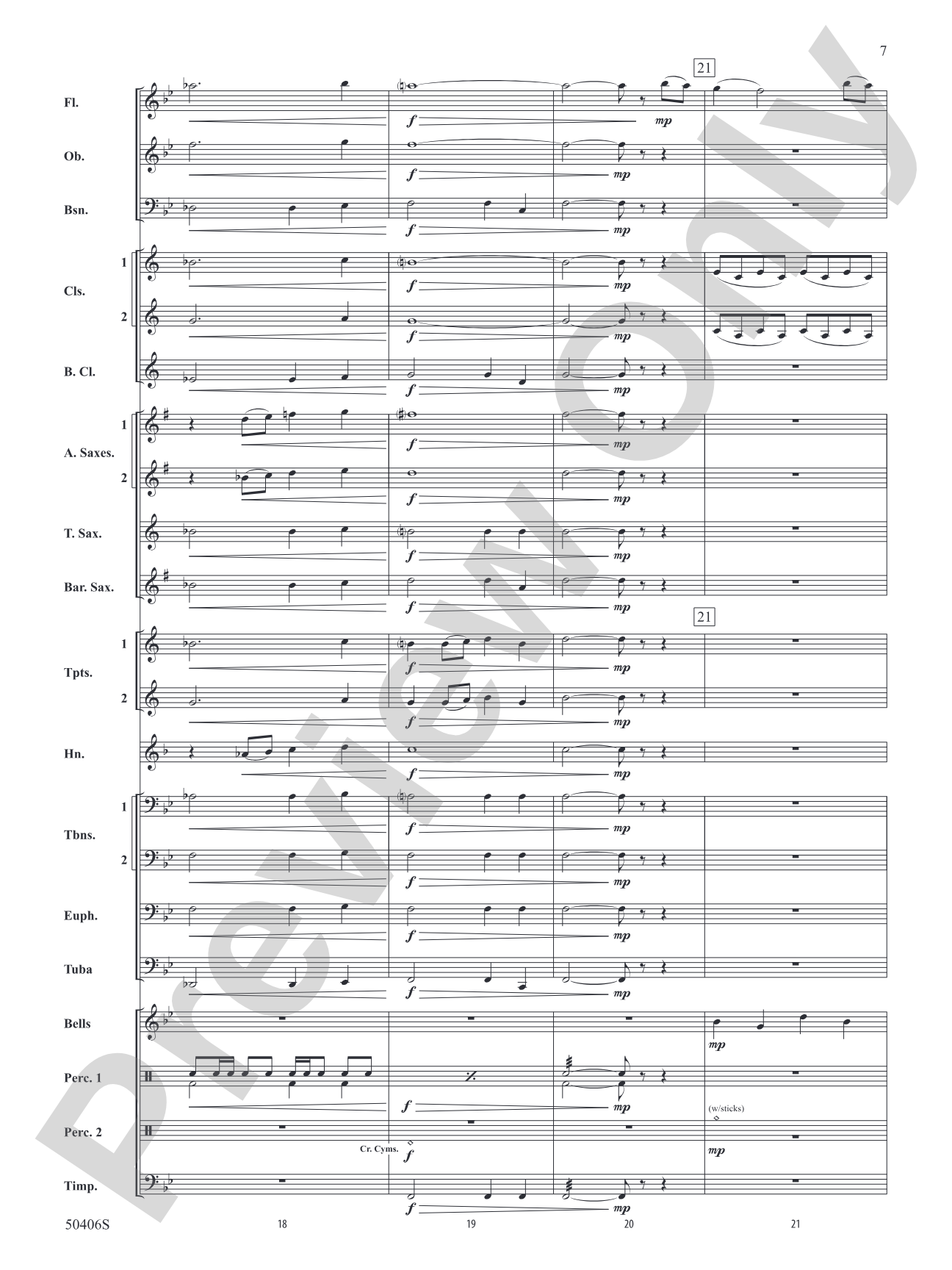 Montana Sunrise: Concert Band Conductor Score & Parts