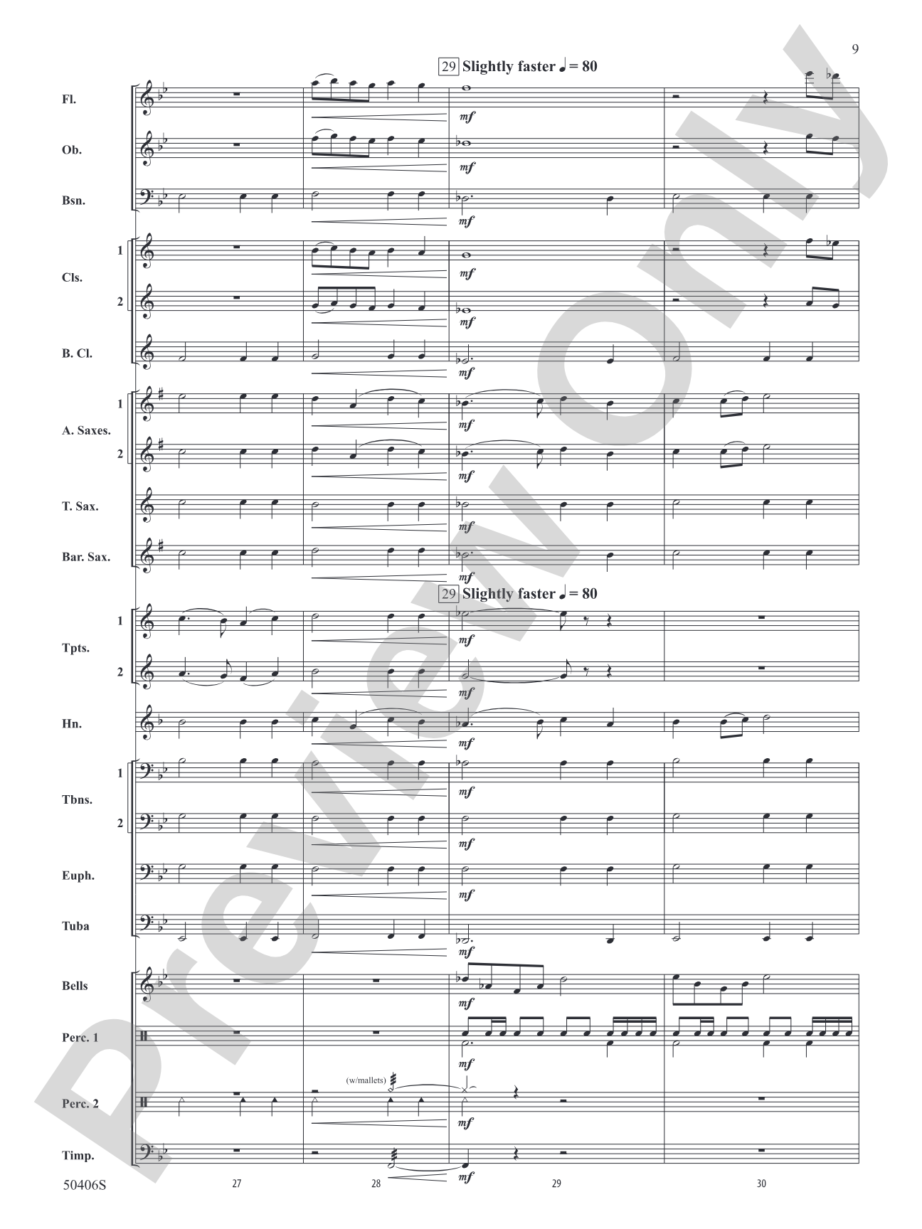 Montana Sunrise: Concert Band Conductor Score & Parts