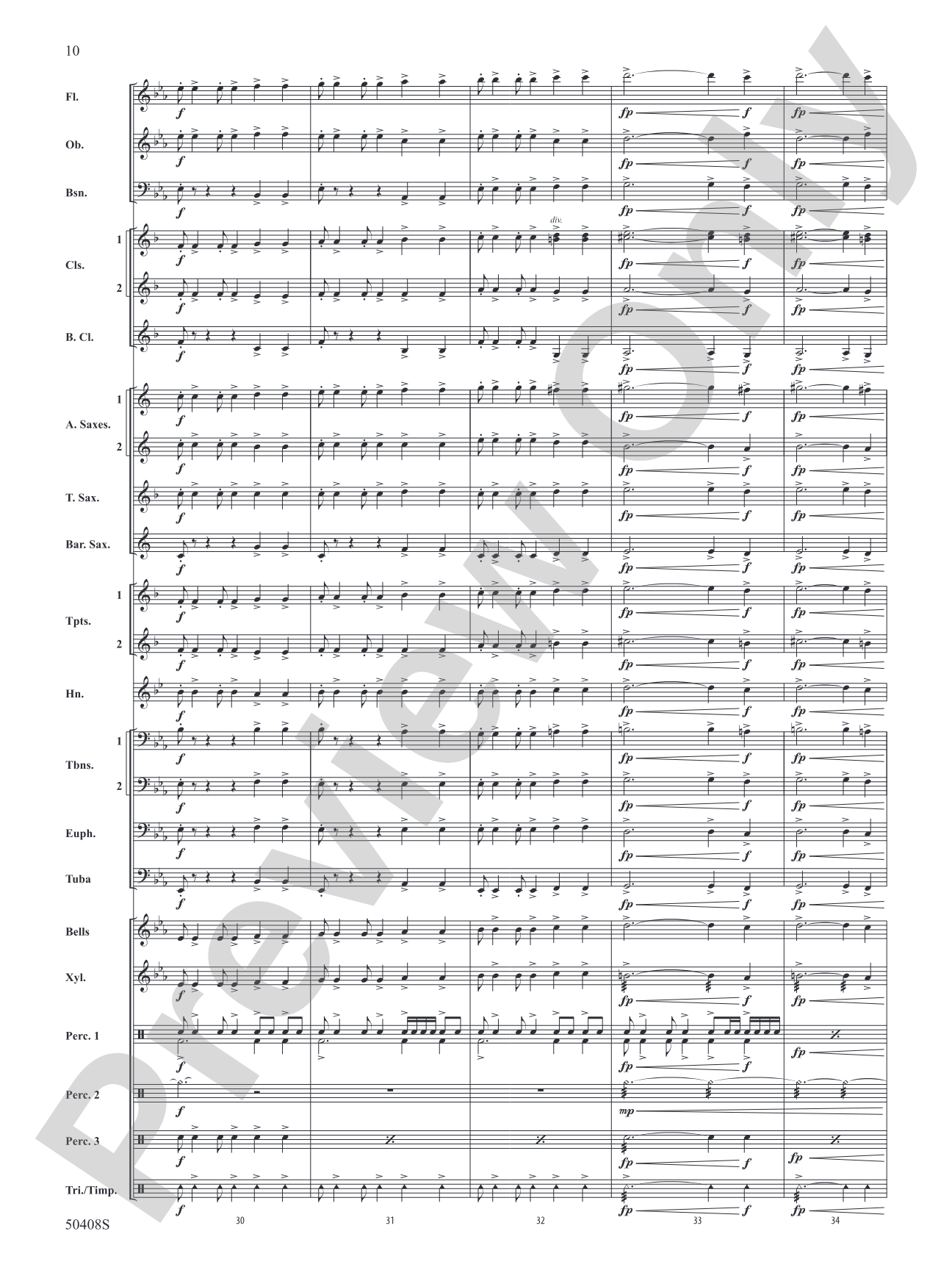 Quinctus: Concert Band Conductor Score & Parts