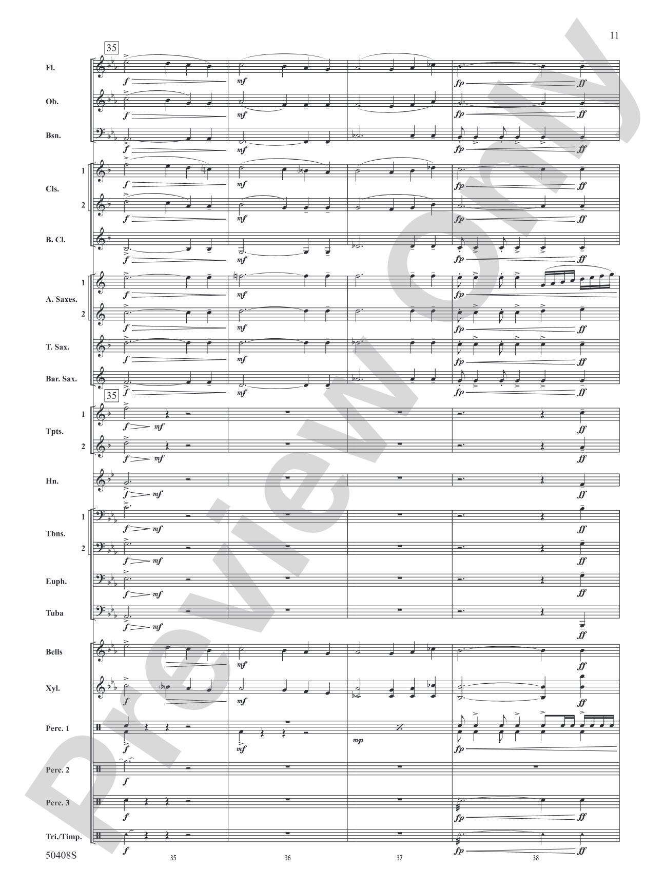 Quinctus: Concert Band Conductor Score & Parts