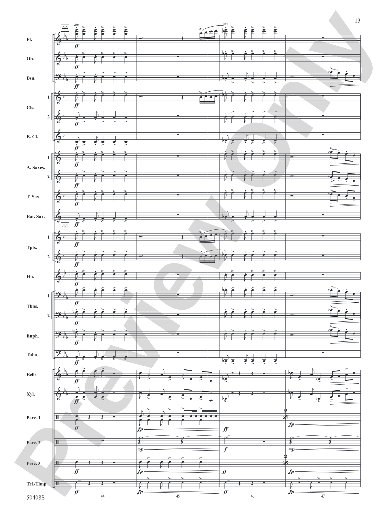 Quinctus: Concert Band Conductor Score & Parts