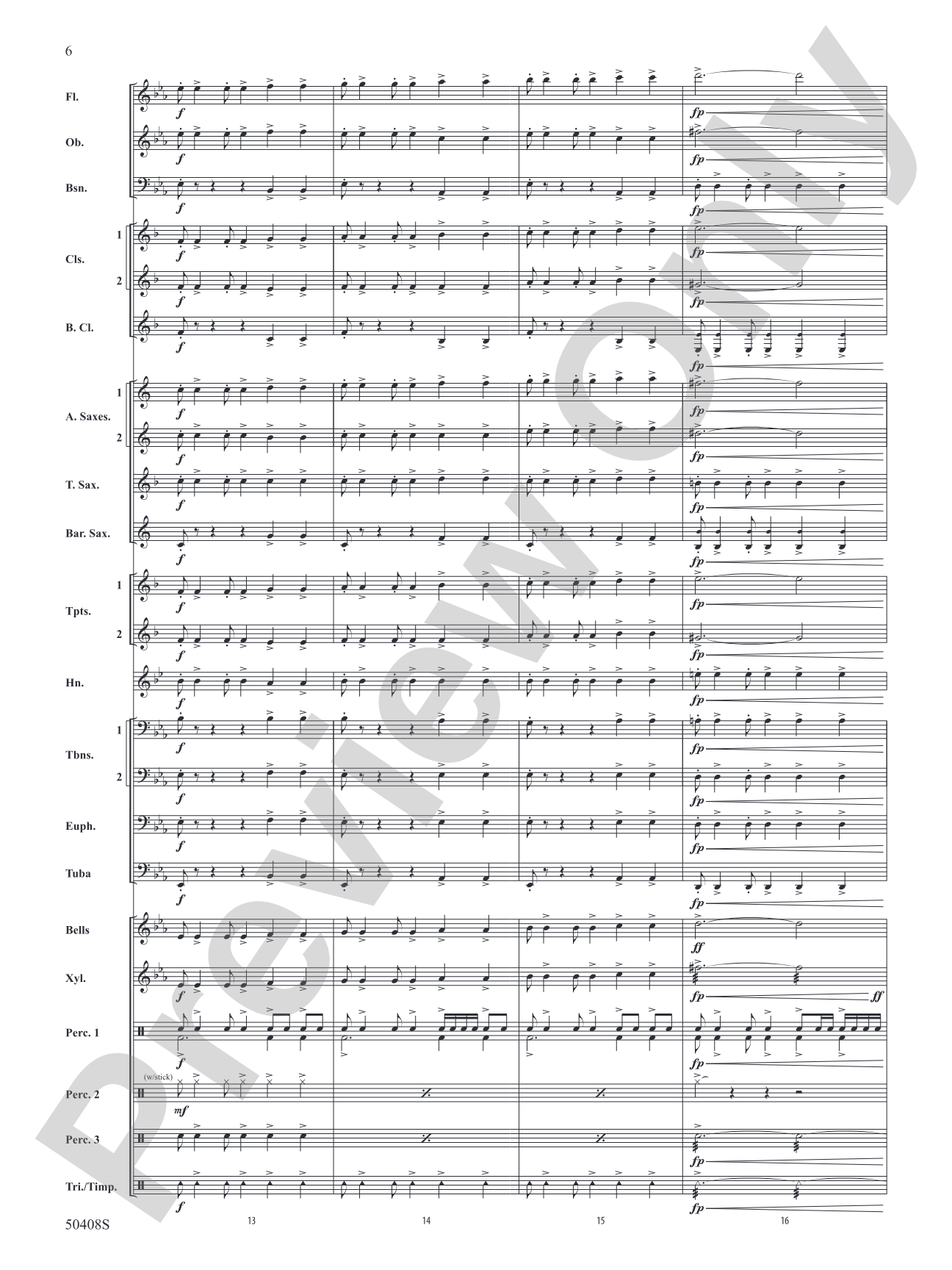 Quinctus: Concert Band Conductor Score & Parts