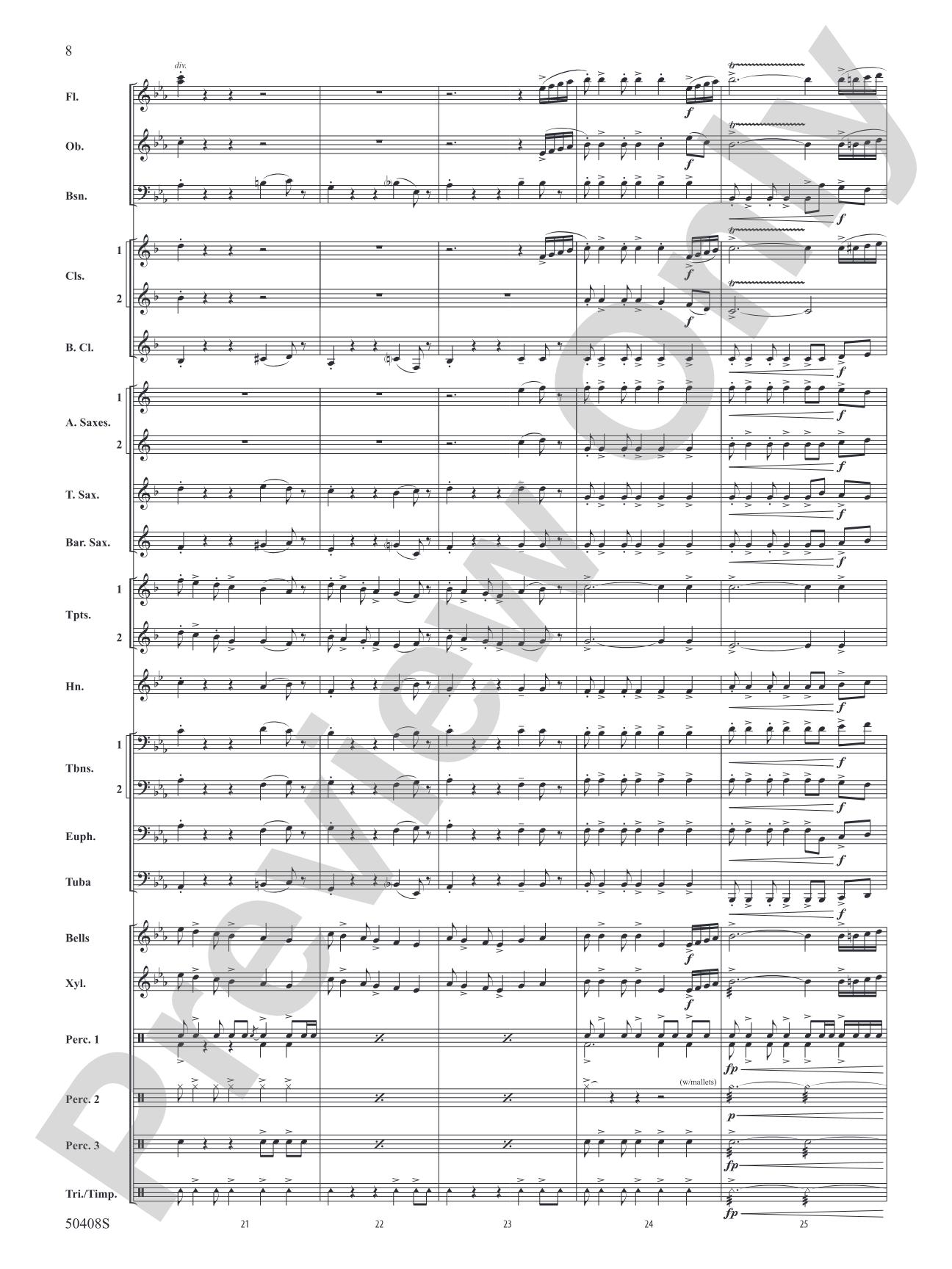 Quinctus: Concert Band Conductor Score & Parts
