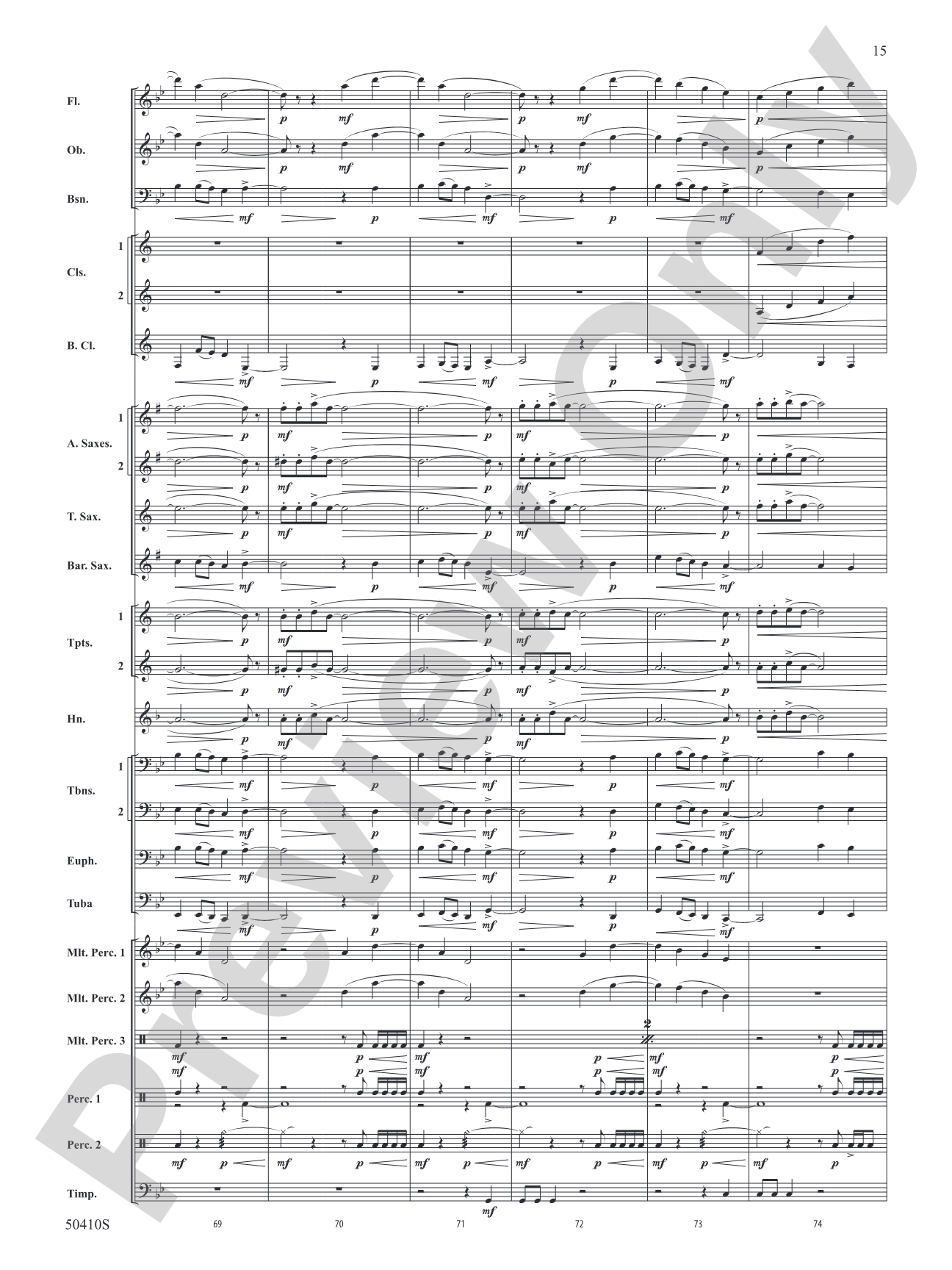 Capriccio Leone: Concert Band Conductor Score & Parts