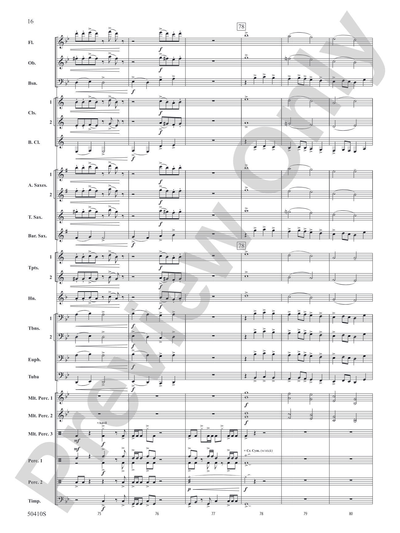Capriccio Leone: Concert Band Conductor Score & Parts