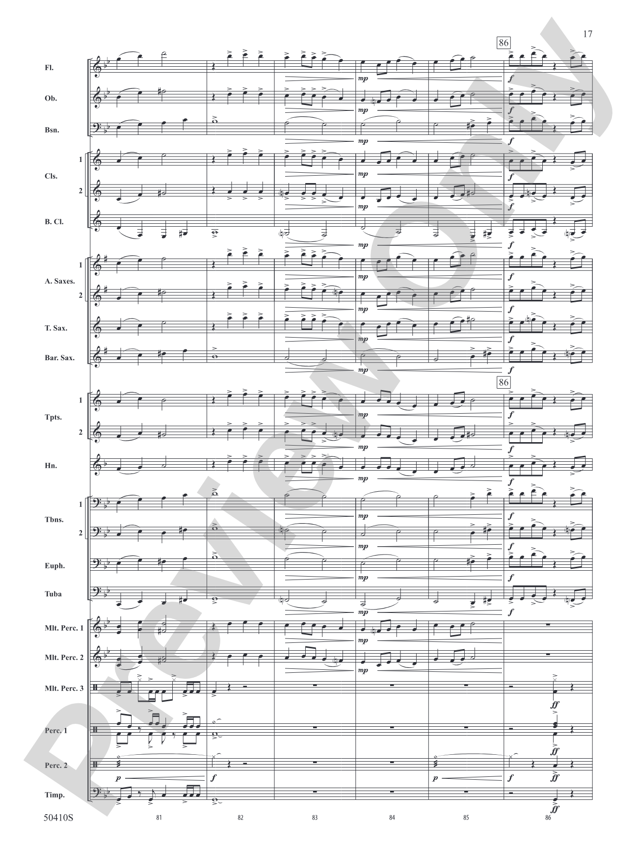 Capriccio Leone: Concert Band Conductor Score & Parts