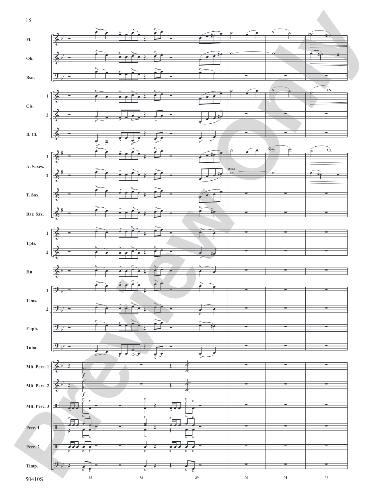 Capriccio Leone: Concert Band Conductor Score & Parts