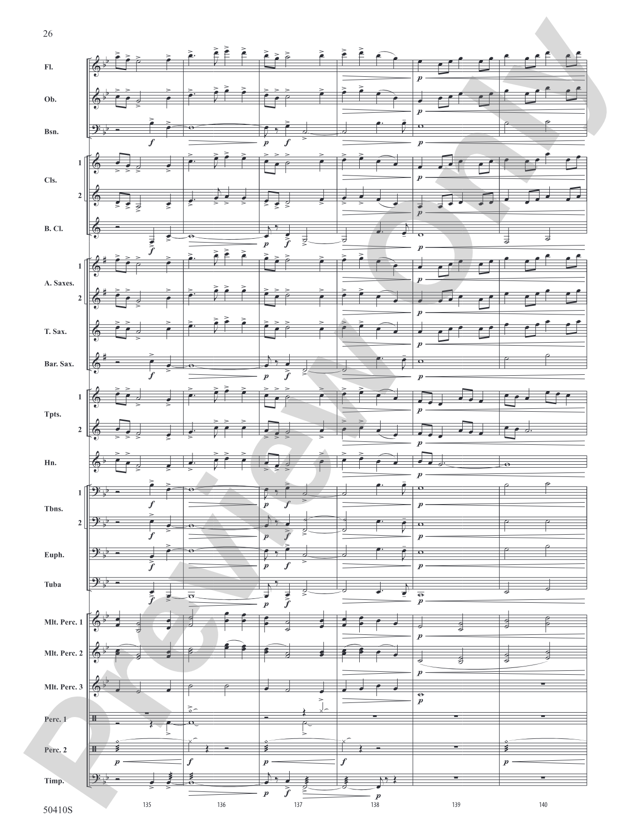 Capriccio Leone: Concert Band Conductor Score & Parts