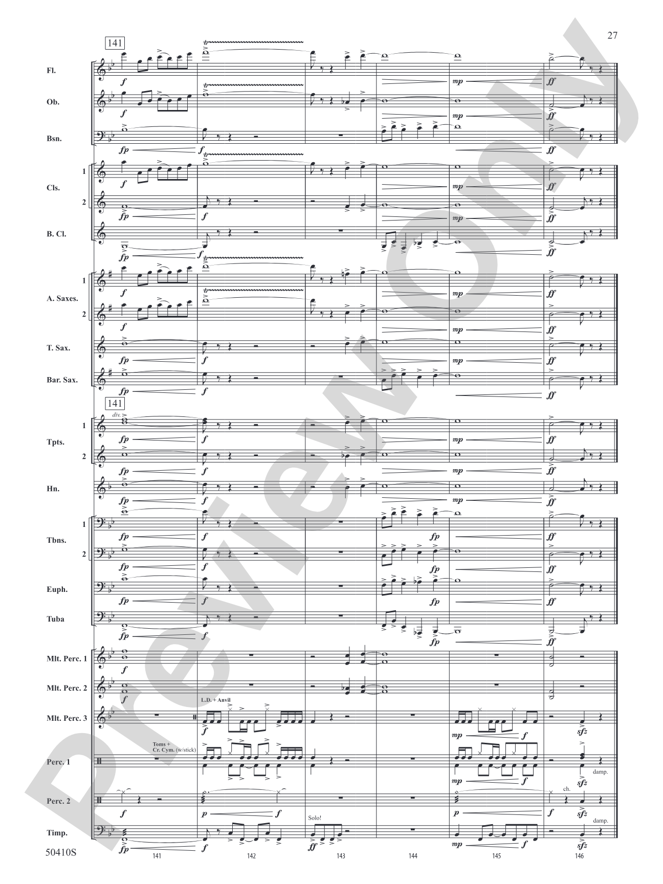 Capriccio Leone: Concert Band Conductor Score & Parts