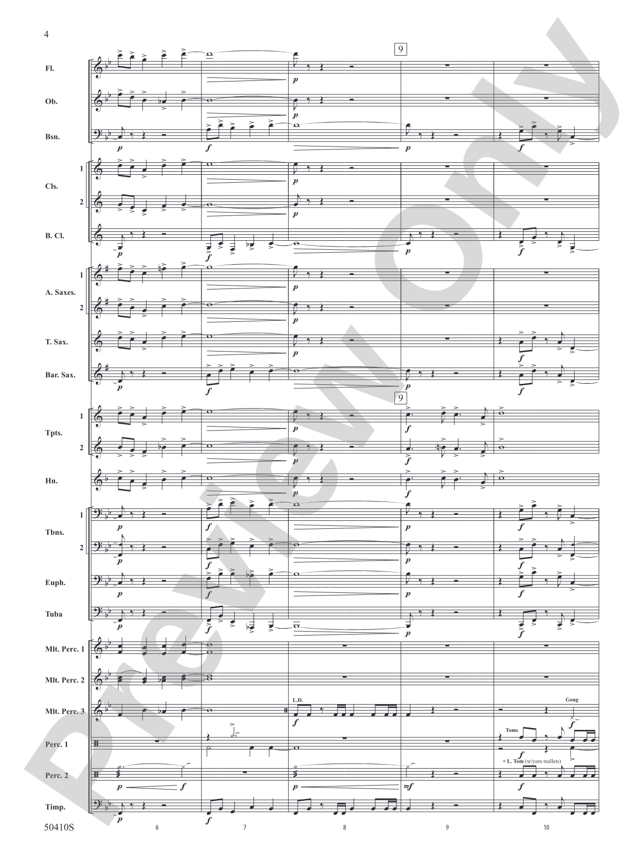 Capriccio Leone: Concert Band Conductor Score & Parts
