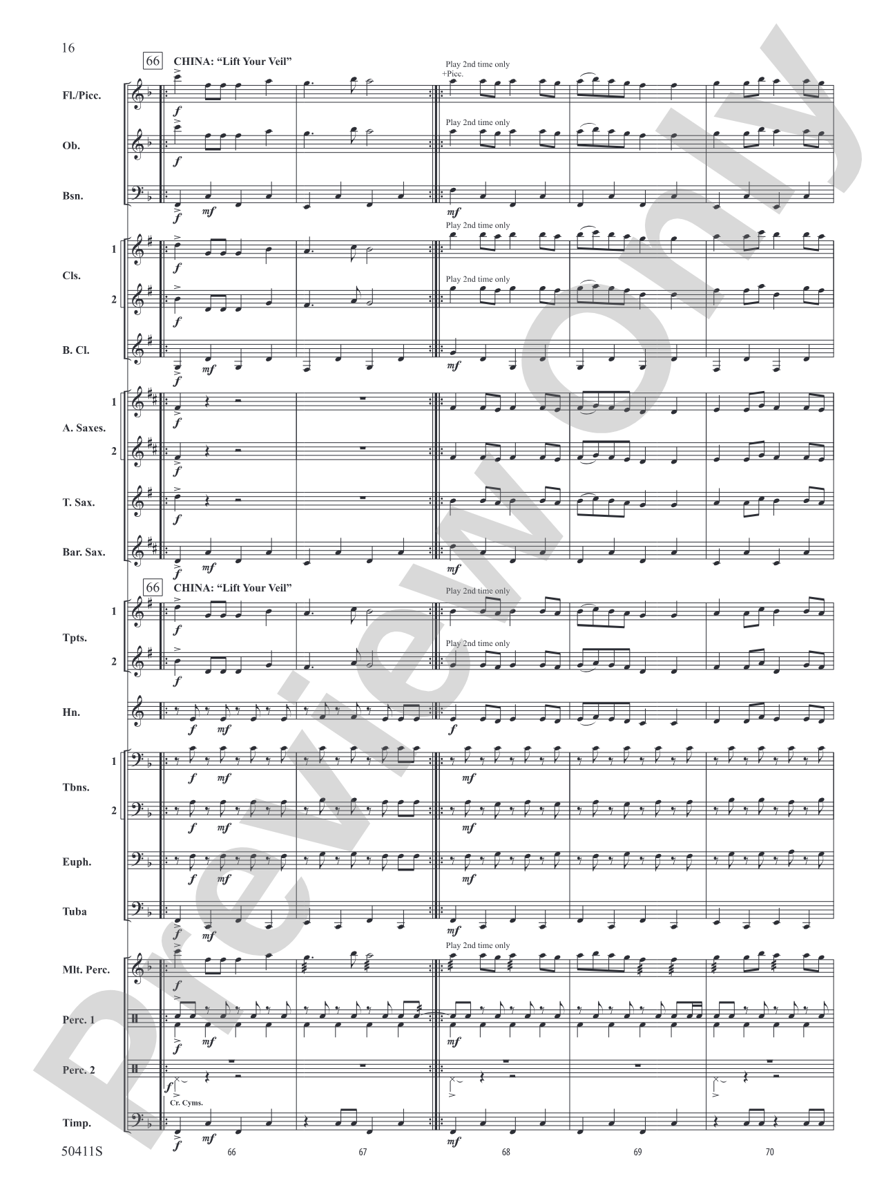Around Asia in 80 Bars: Concert Band Conductor Score & Parts