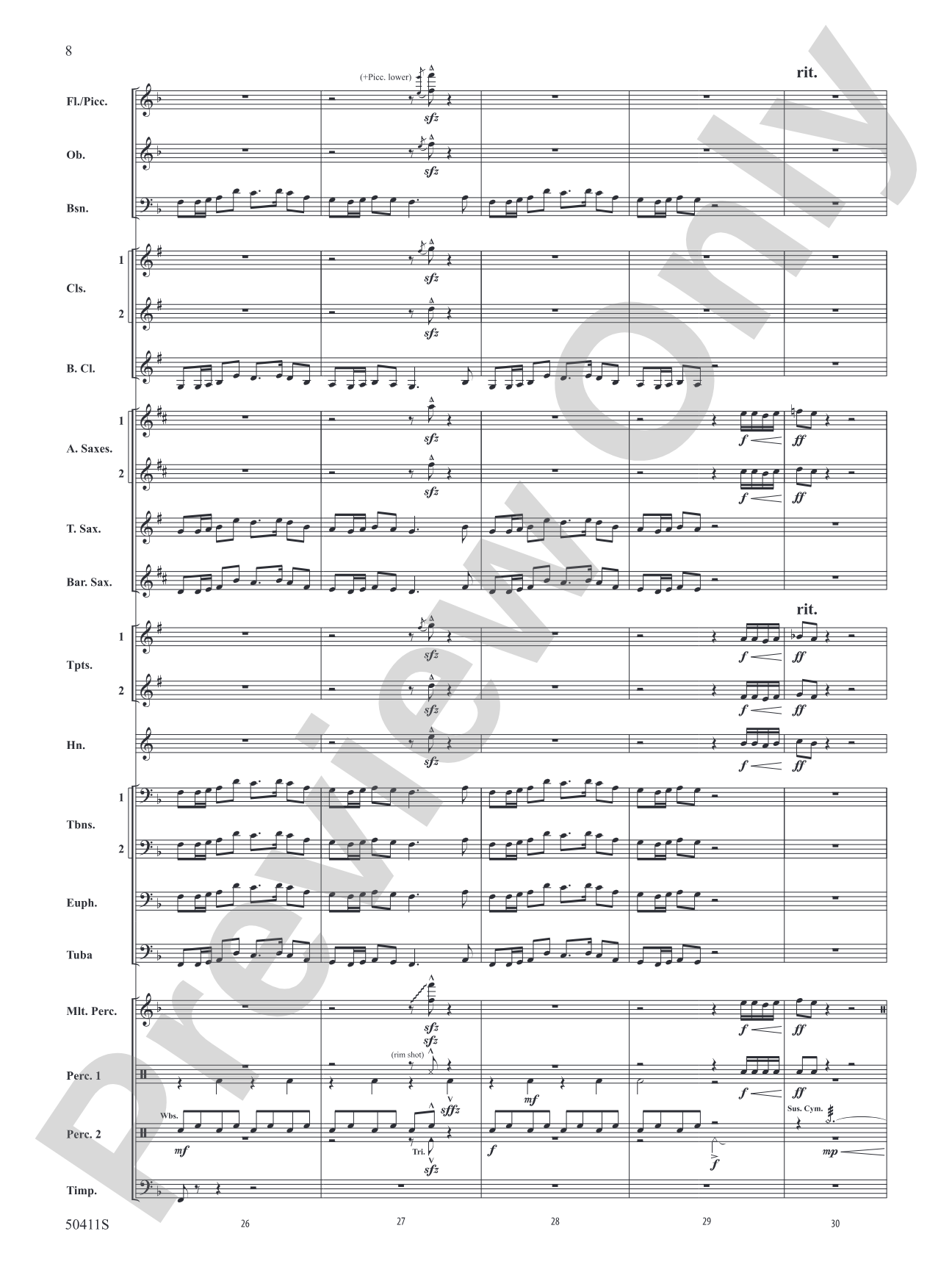 Around Asia in 80 Bars: Concert Band Conductor Score & Parts