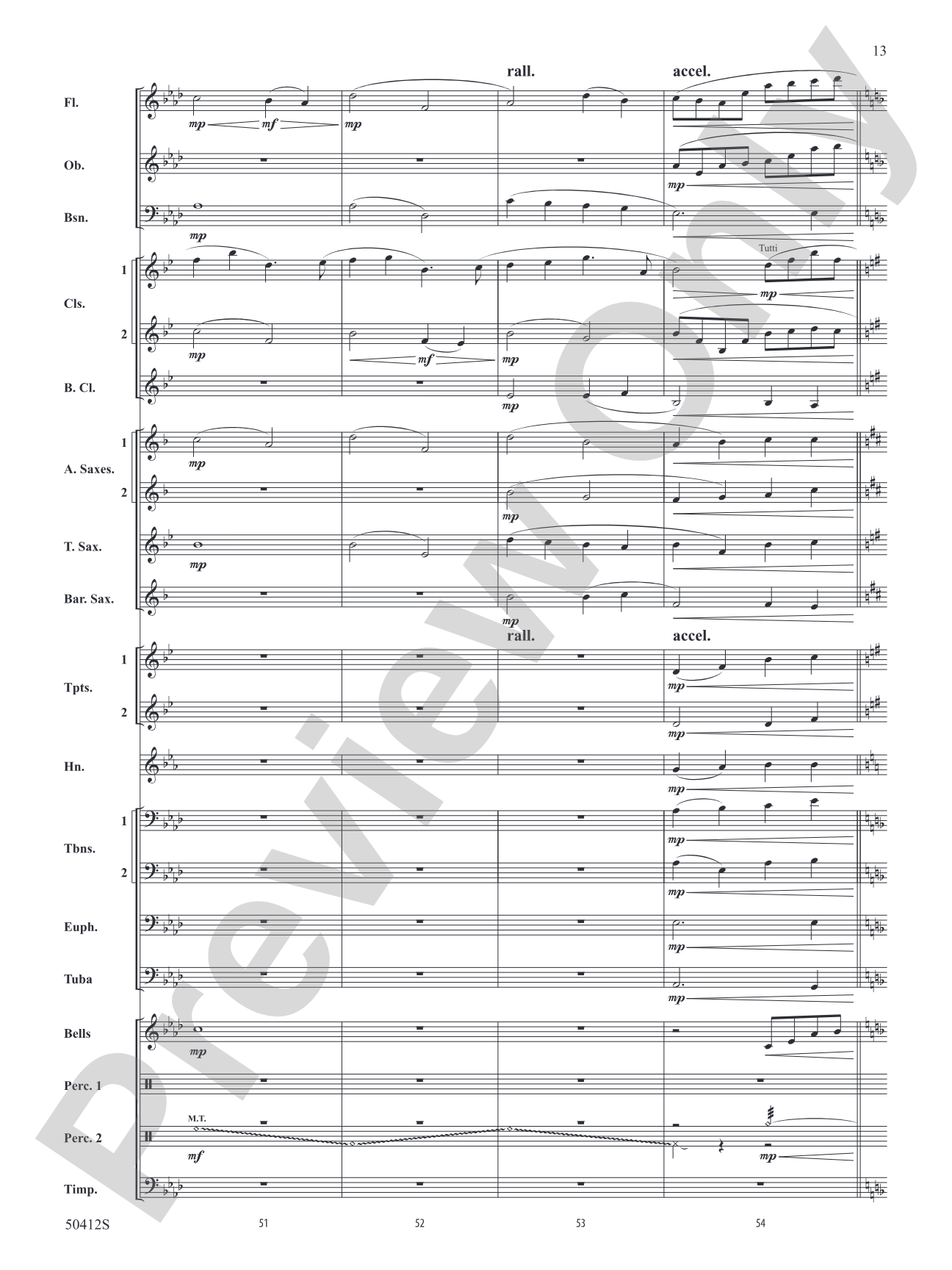 South Fork Legacy: Concert Band Conductor Score & Parts