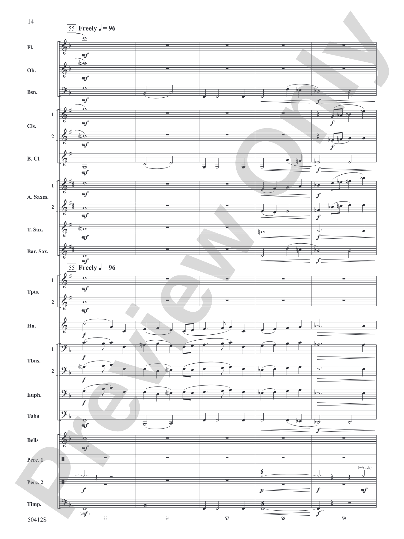South Fork Legacy: Concert Band Conductor Score & Parts