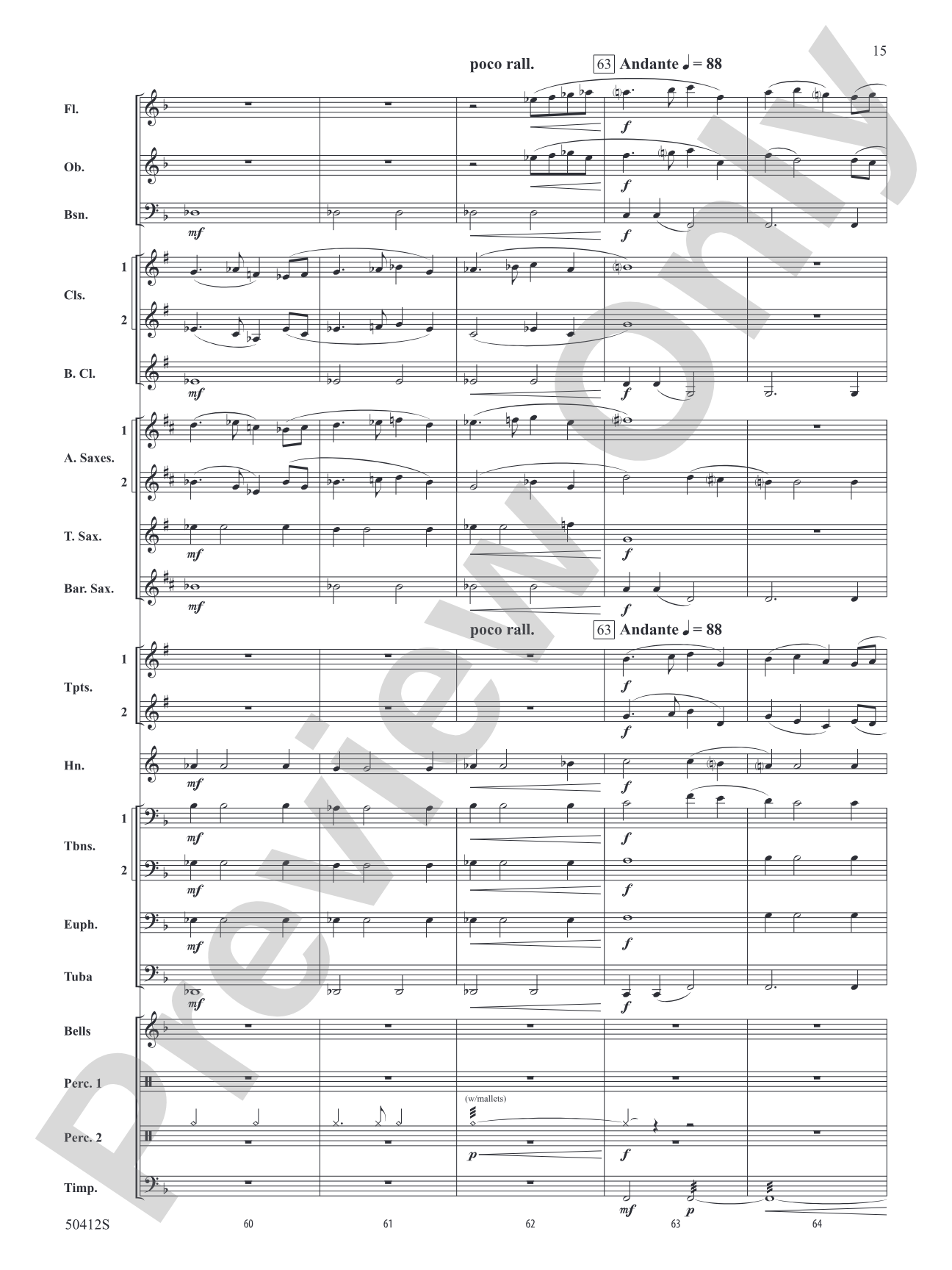 South Fork Legacy: Concert Band Conductor Score & Parts