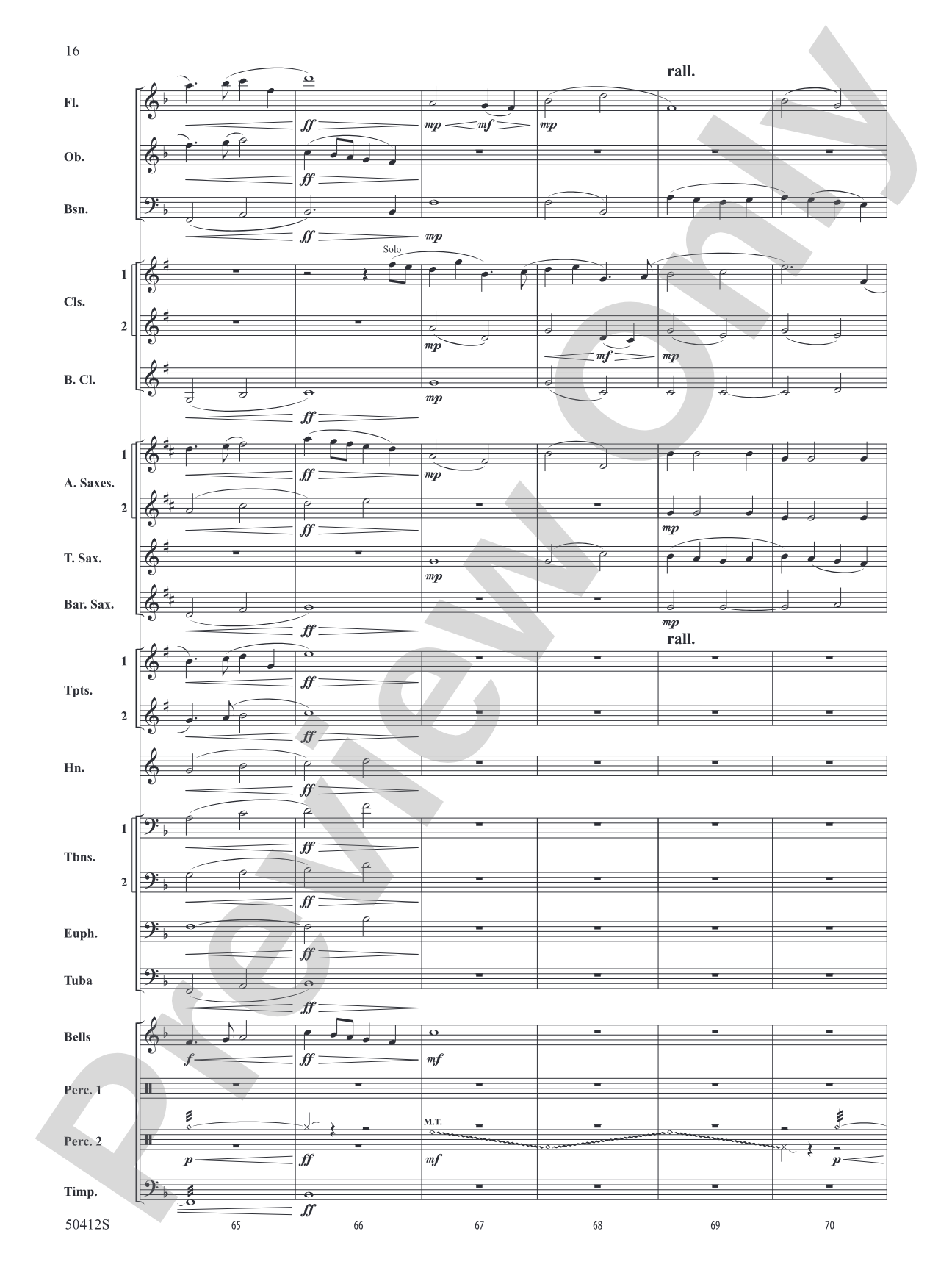 South Fork Legacy: Concert Band Conductor Score & Parts