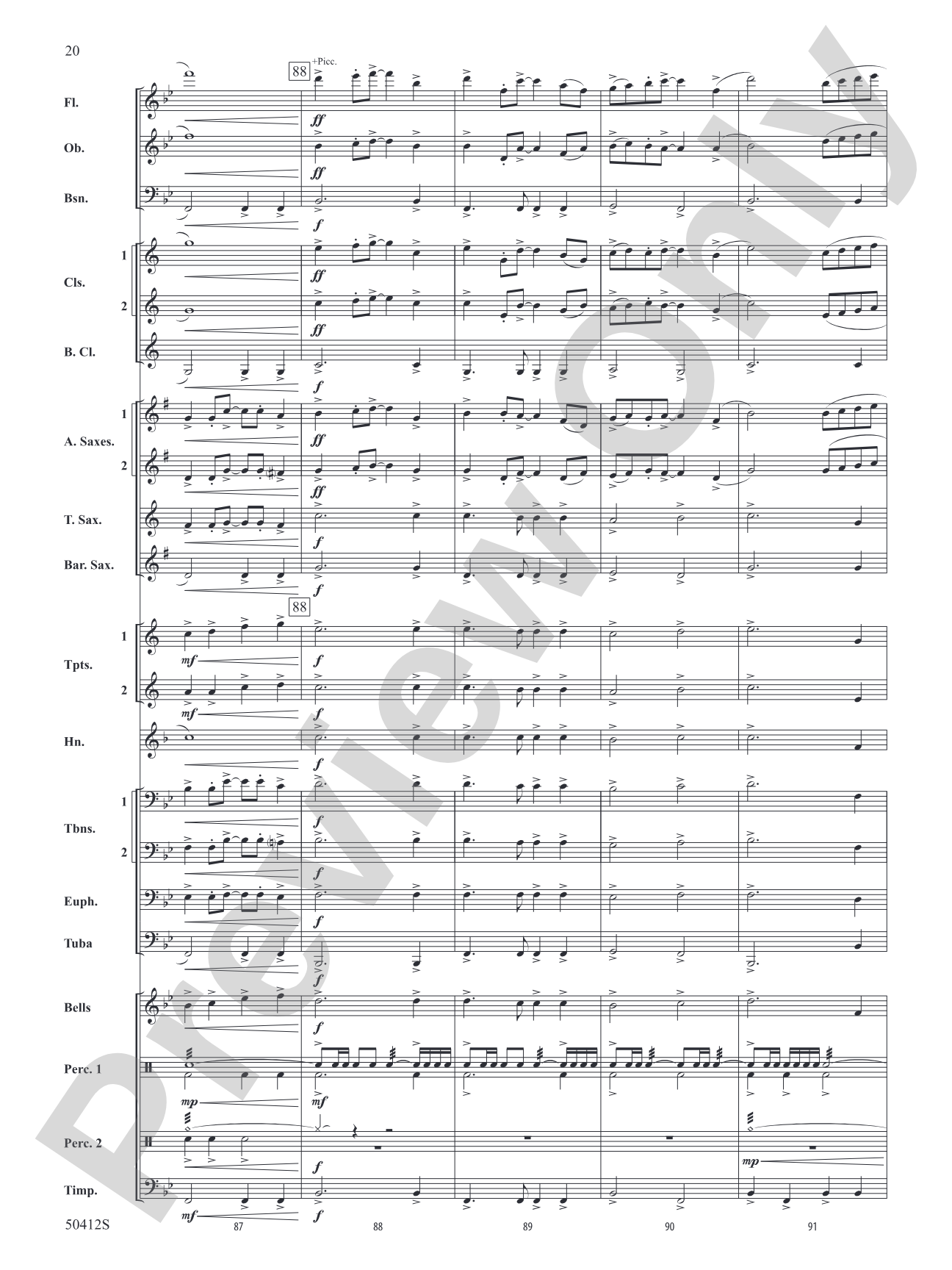 South Fork Legacy: Concert Band Conductor Score & Parts