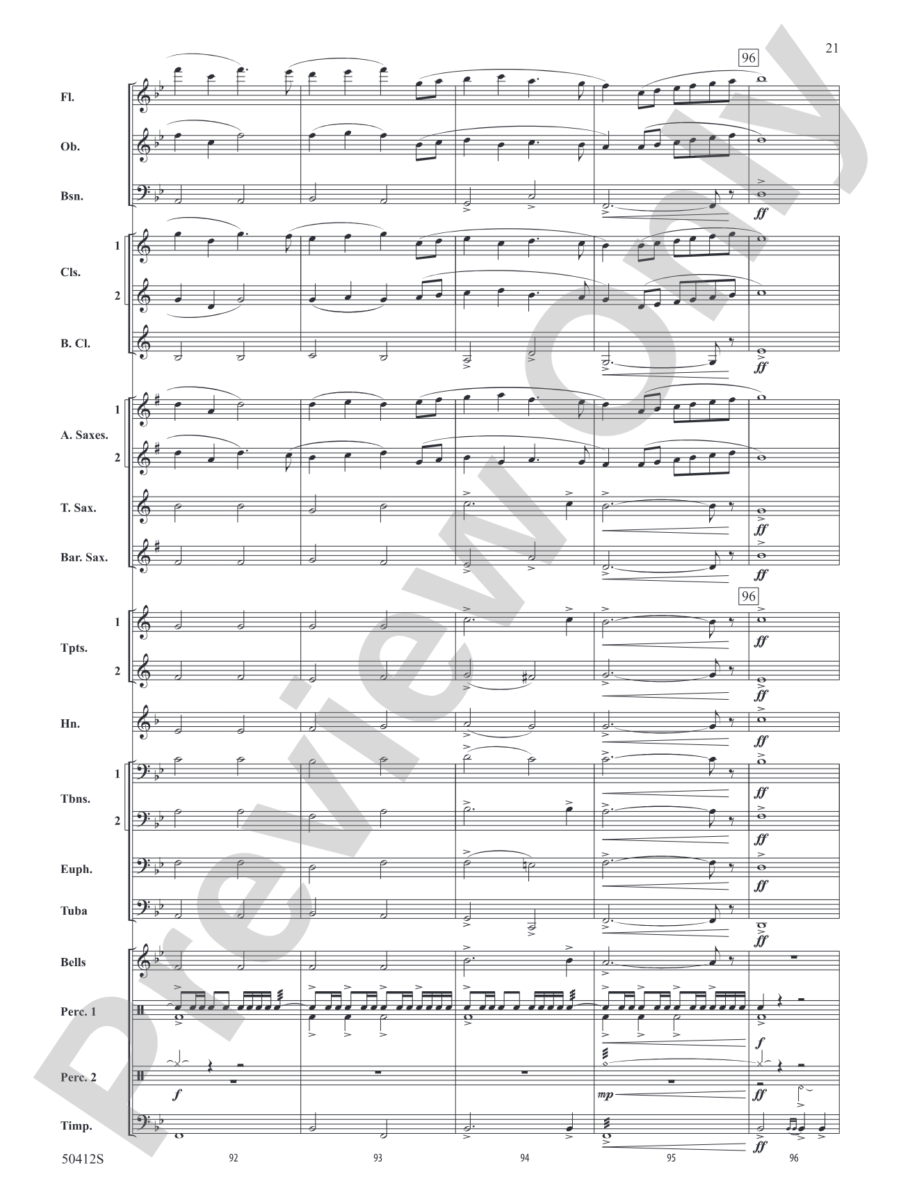 South Fork Legacy: Concert Band Conductor Score & Parts