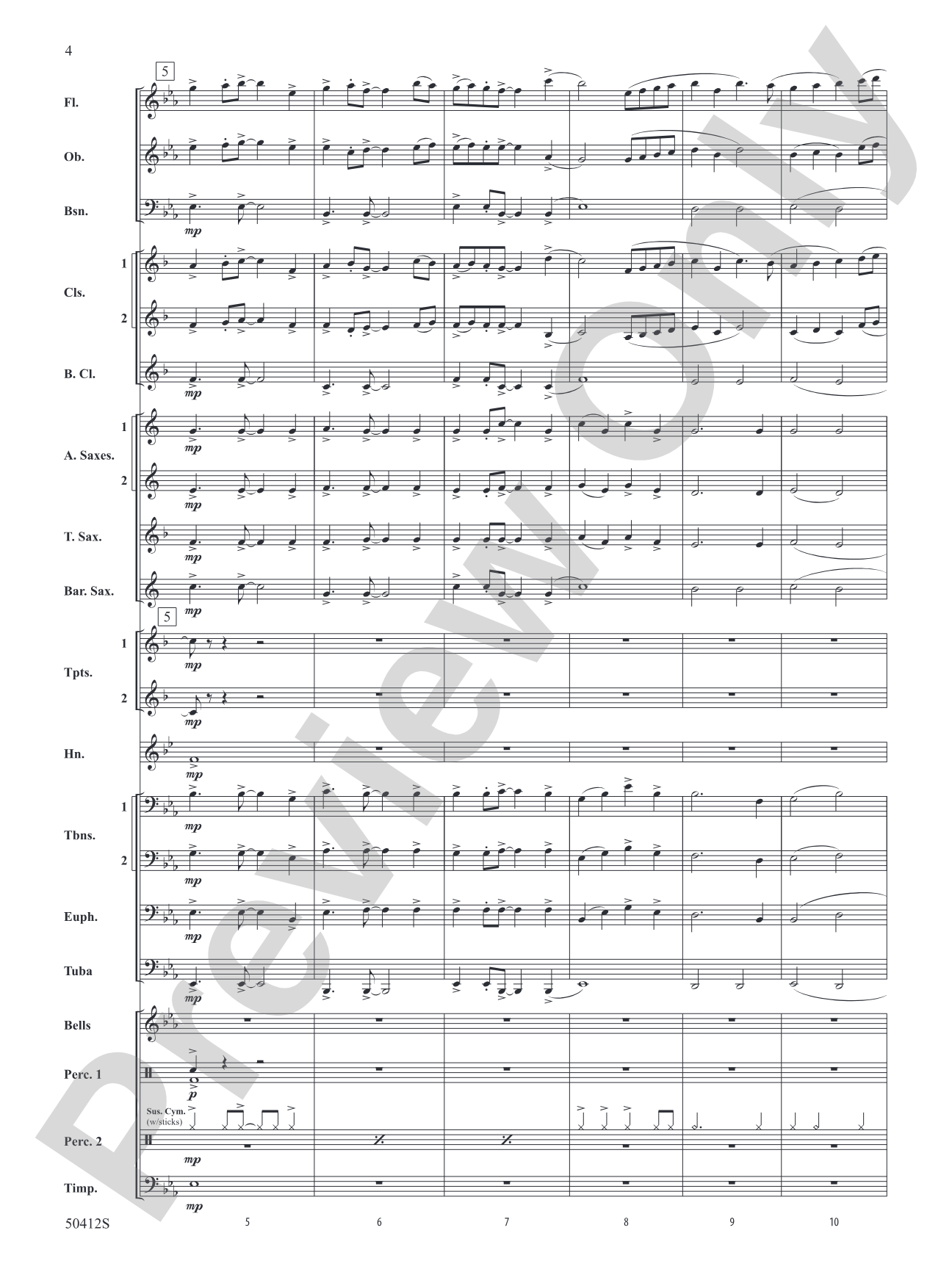South Fork Legacy: Concert Band Conductor Score & Parts
