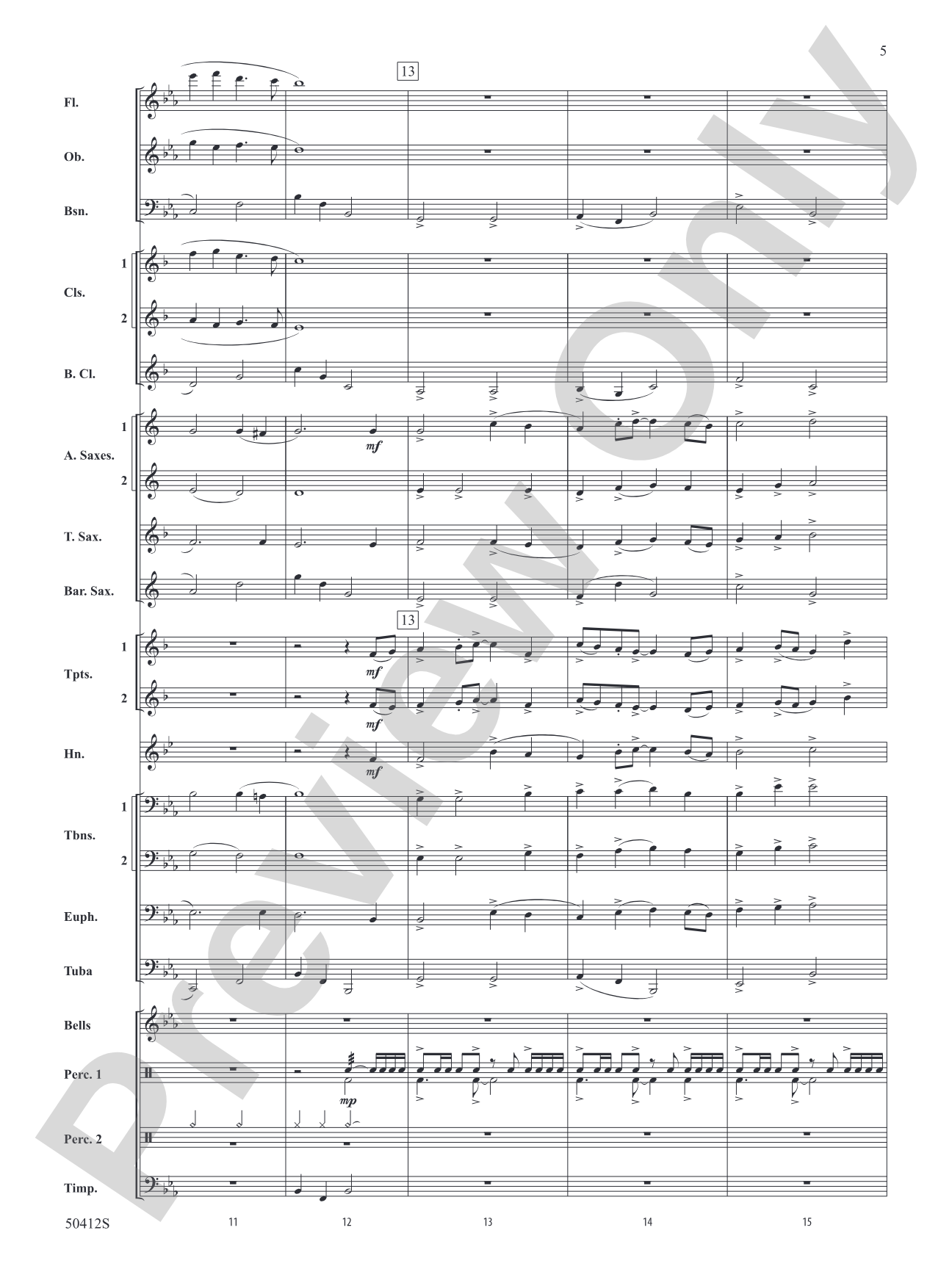 South Fork Legacy: Concert Band Conductor Score & Parts