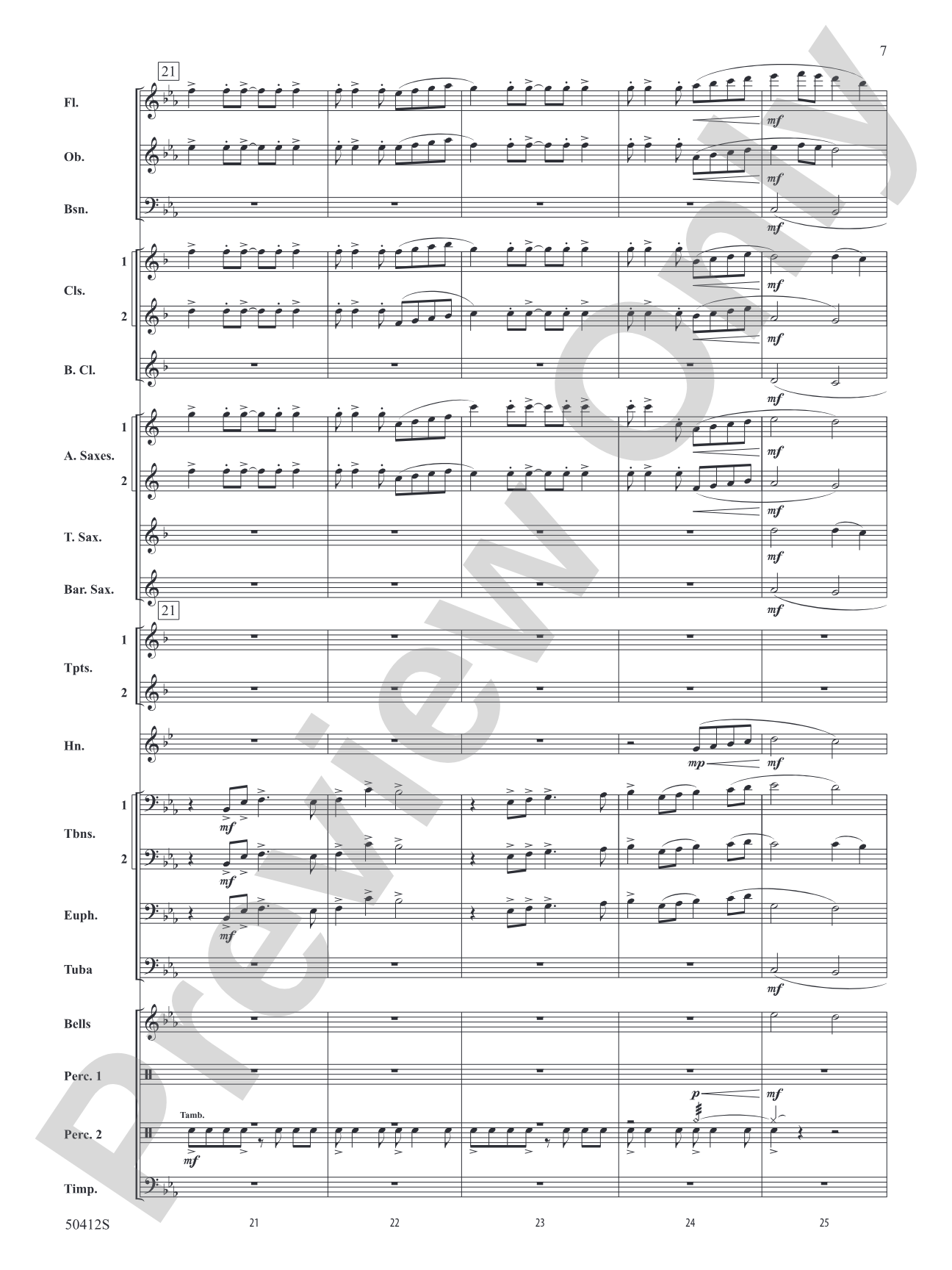 South Fork Legacy: Concert Band Conductor Score & Parts
