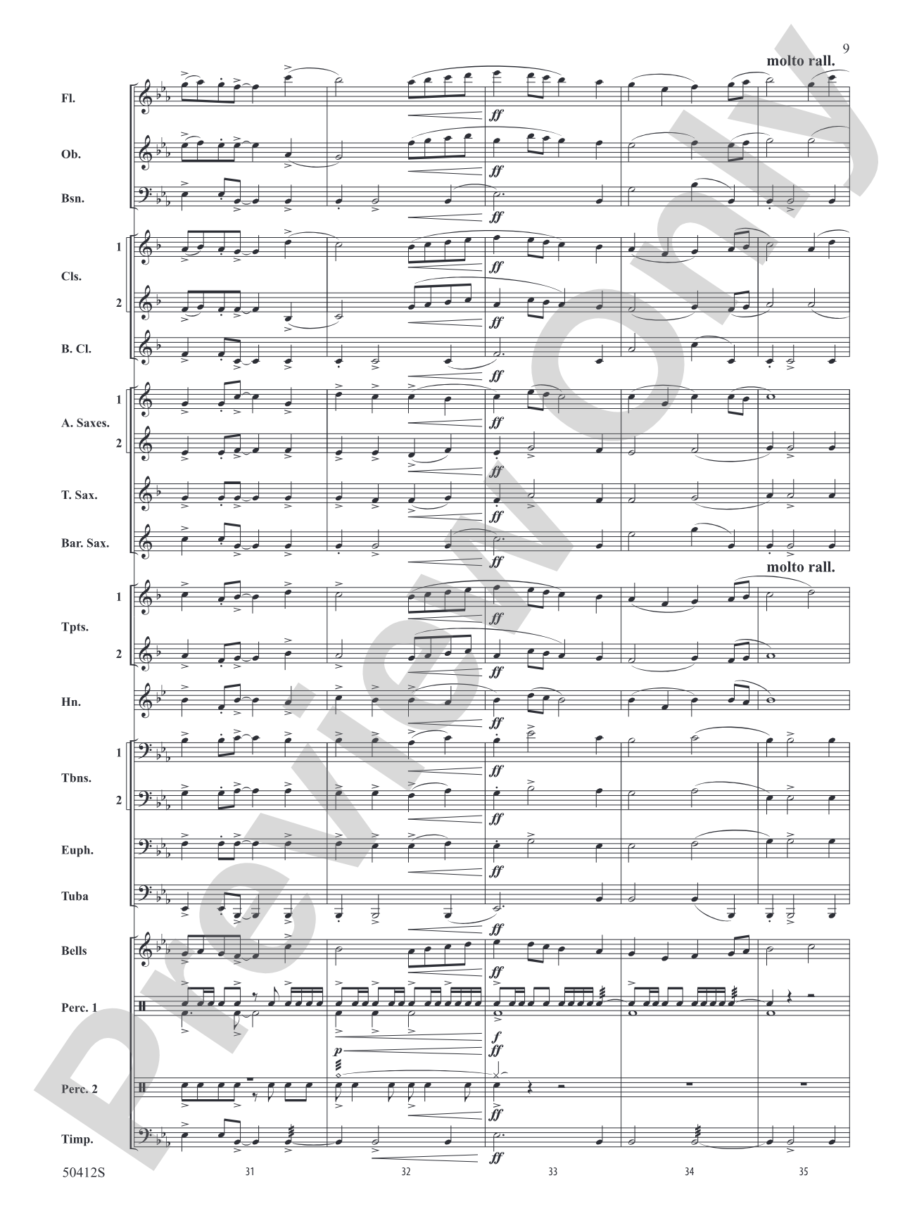 South Fork Legacy: Concert Band Conductor Score & Parts