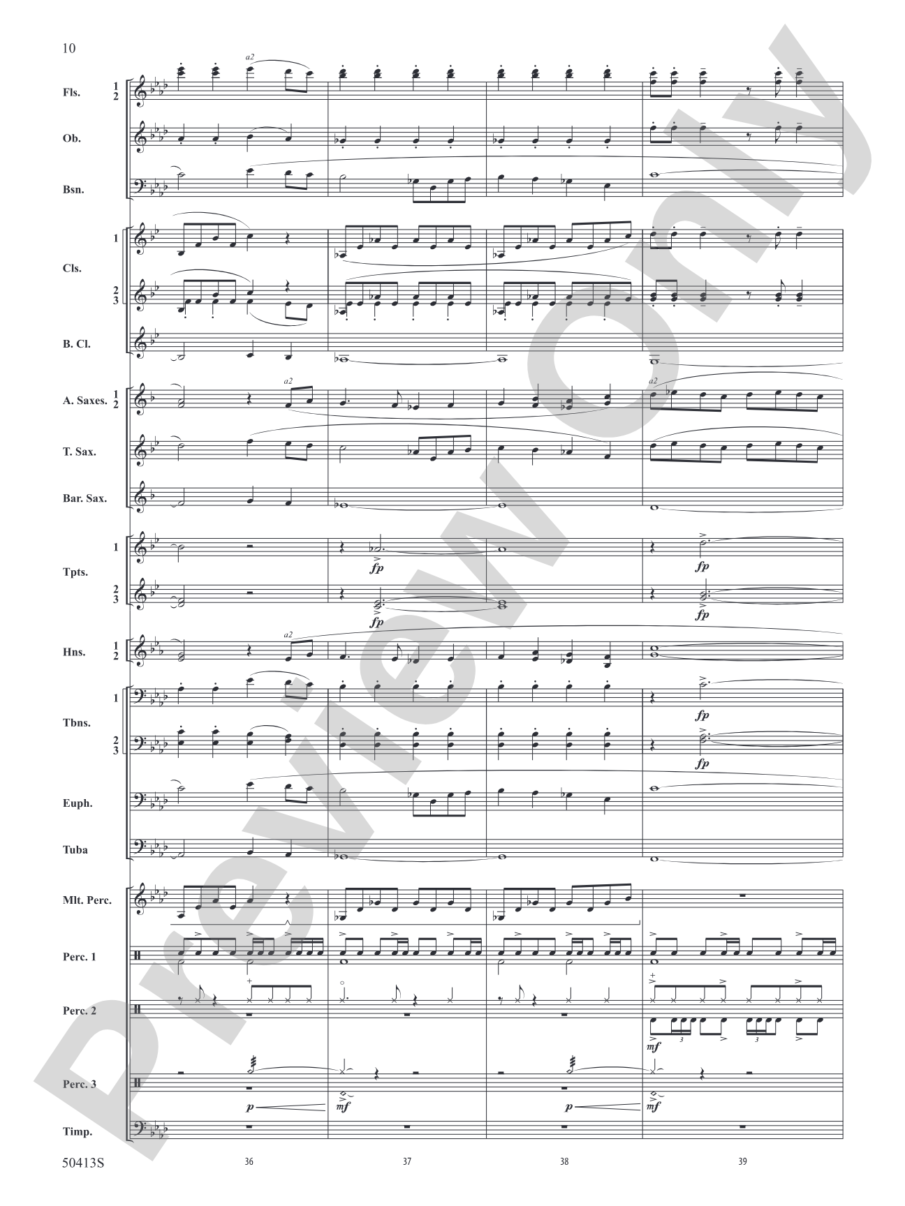 Entranced: Concert Band Conductor Score & Parts