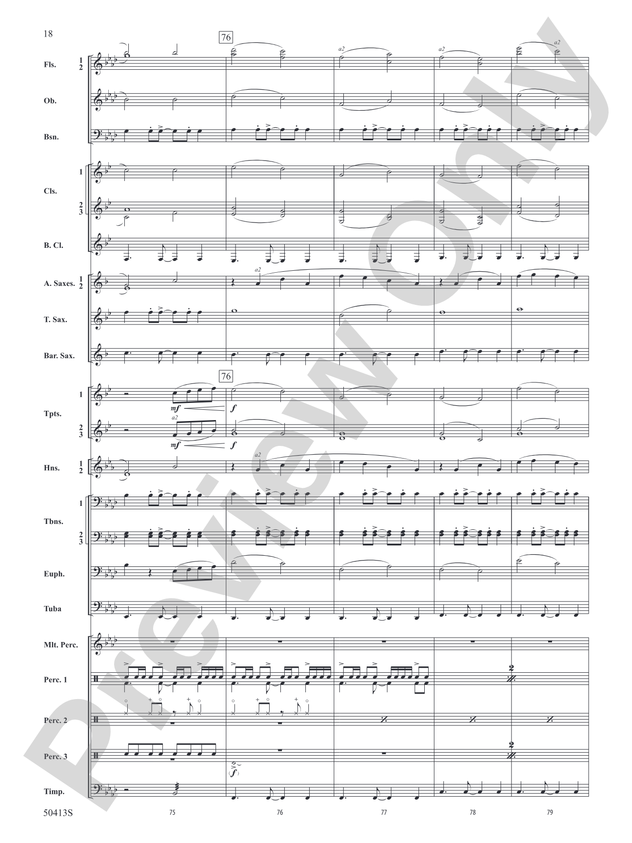 Entranced: Concert Band Conductor Score & Parts