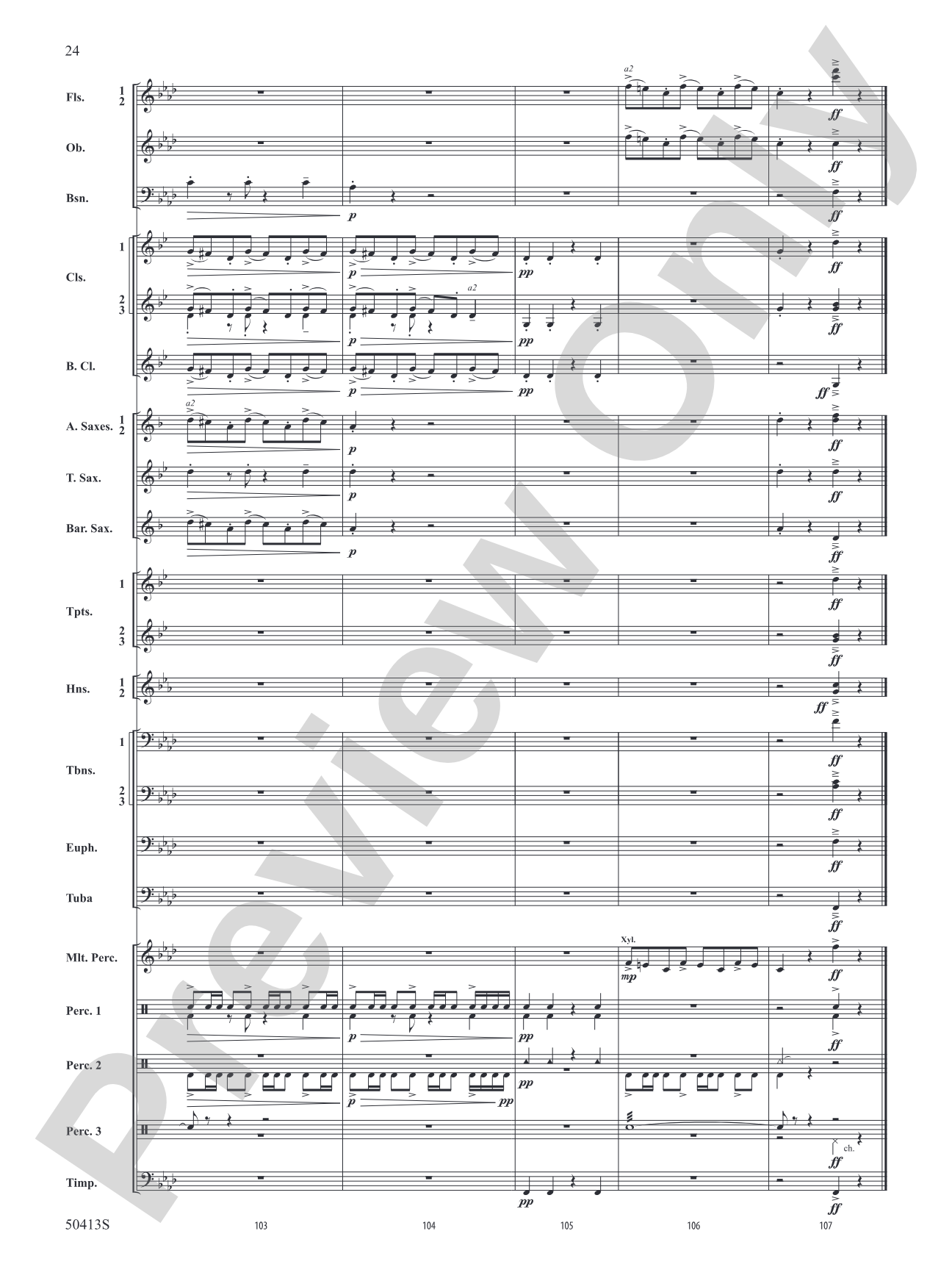 Entranced: Concert Band Conductor Score & Parts