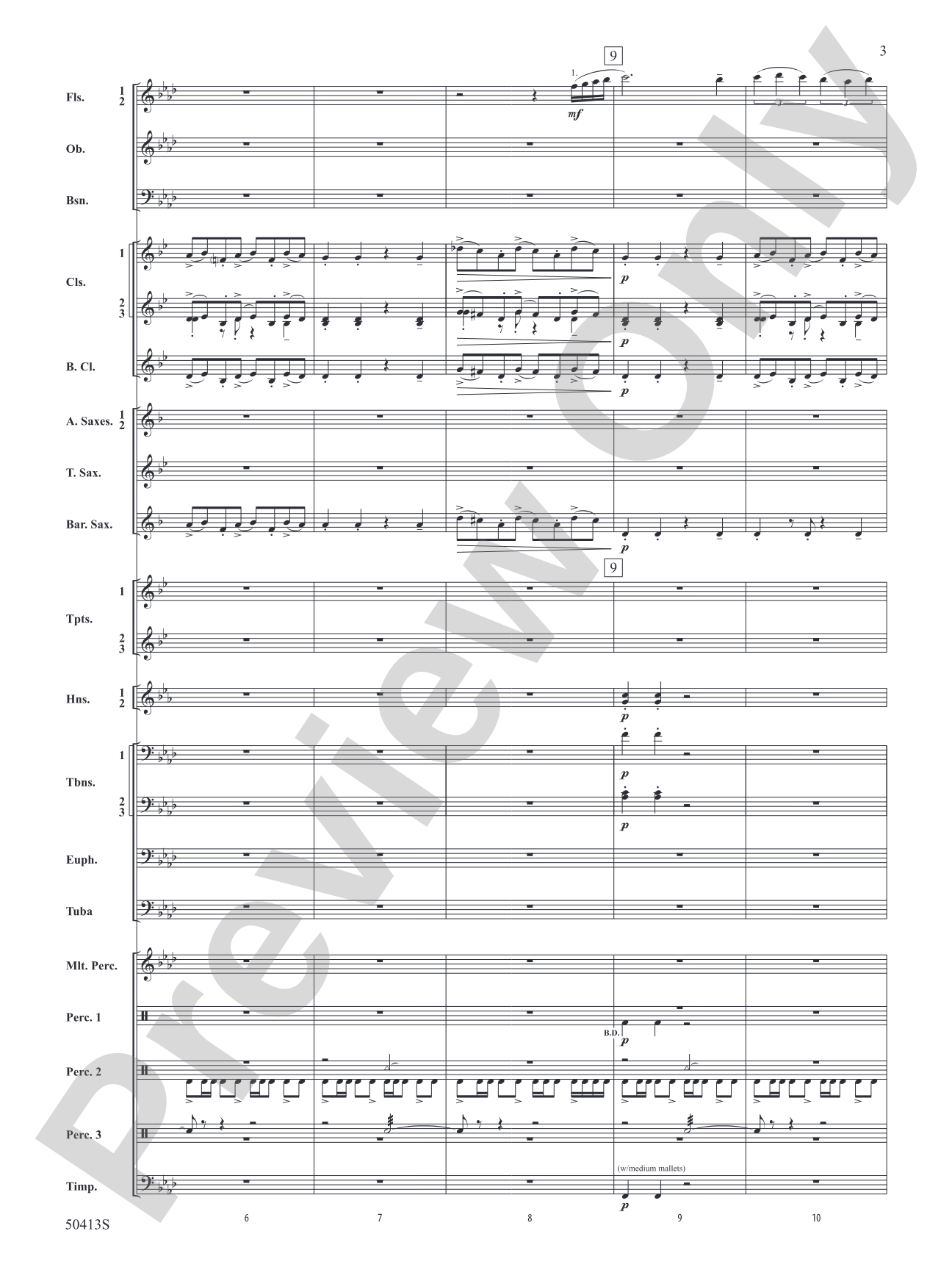Entranced: Concert Band Conductor Score & Parts