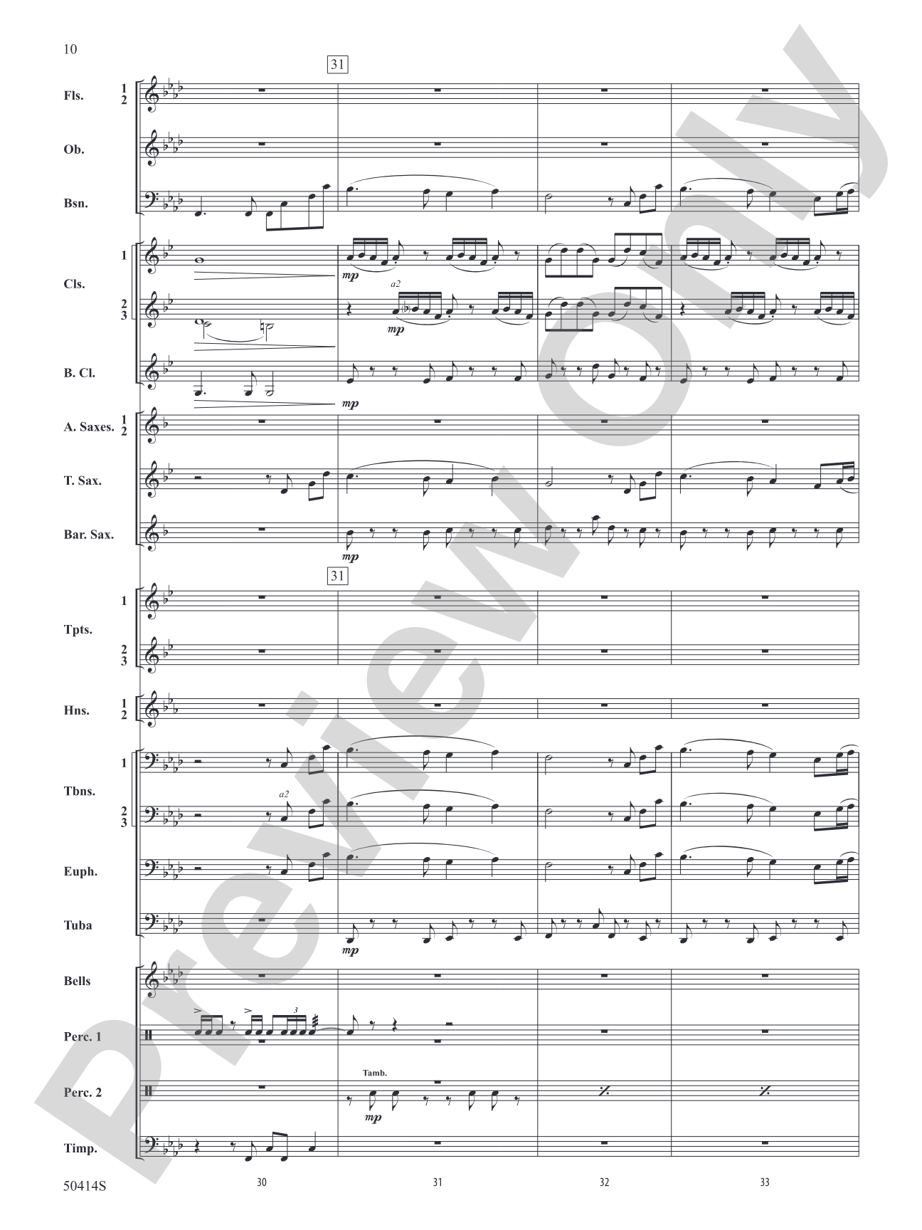 Con Spirito: Concert Band Conductor Score & Parts