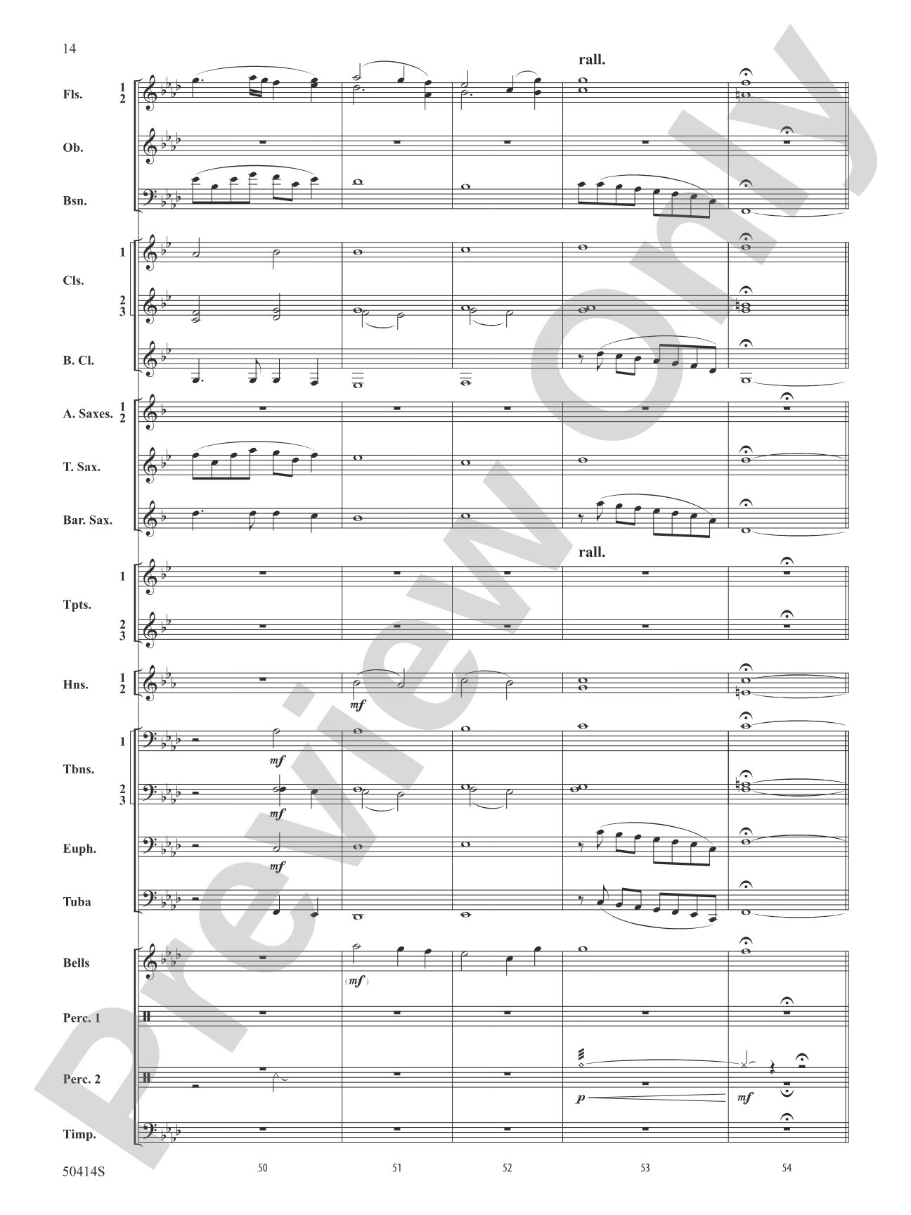 Con Spirito: Concert Band Conductor Score & Parts