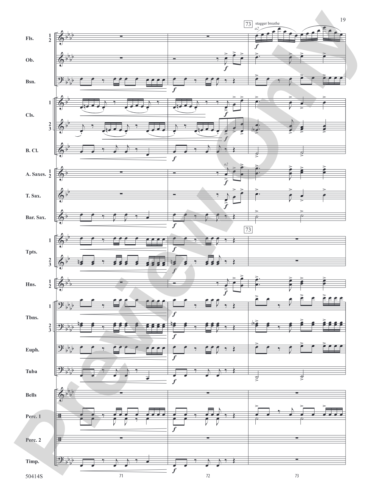Con Spirito: Concert Band Conductor Score & Parts