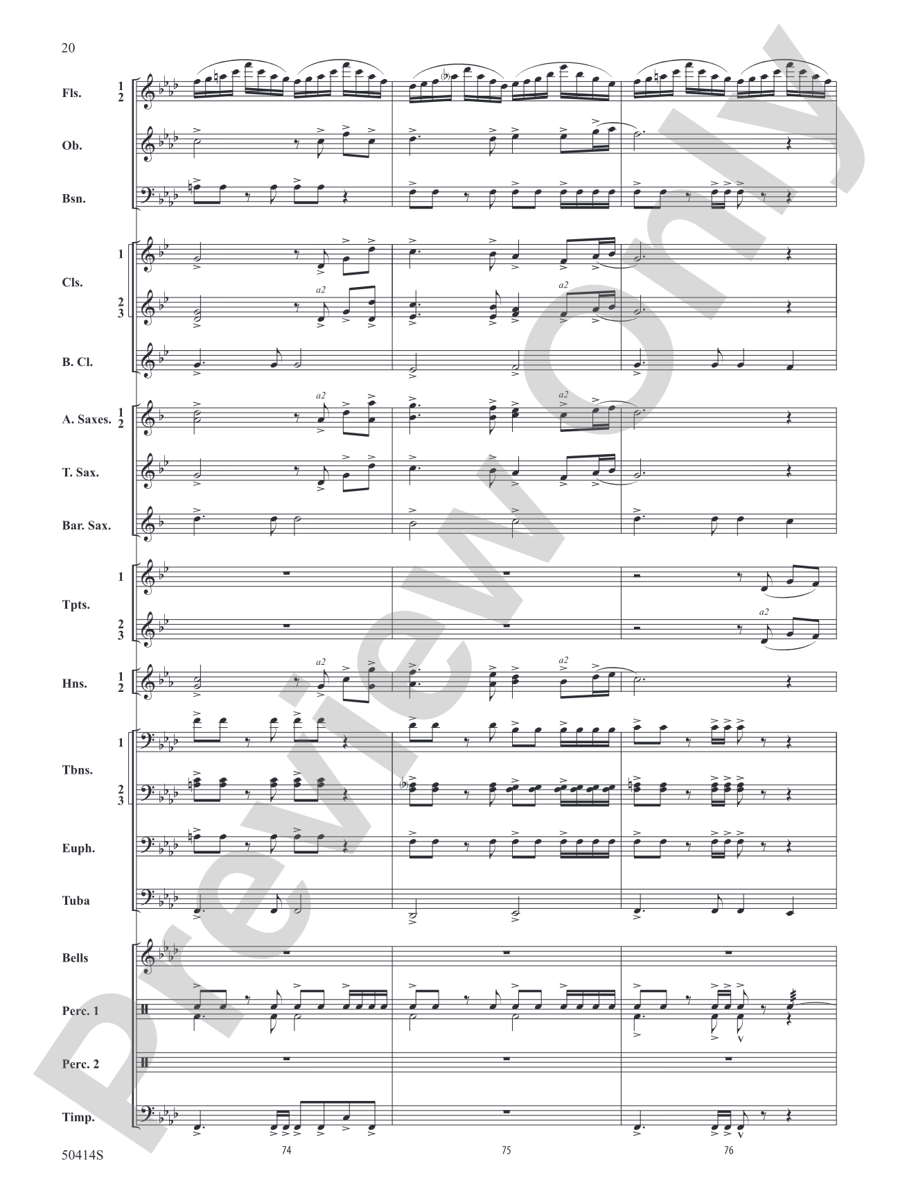 Con Spirito: Concert Band Conductor Score & Parts