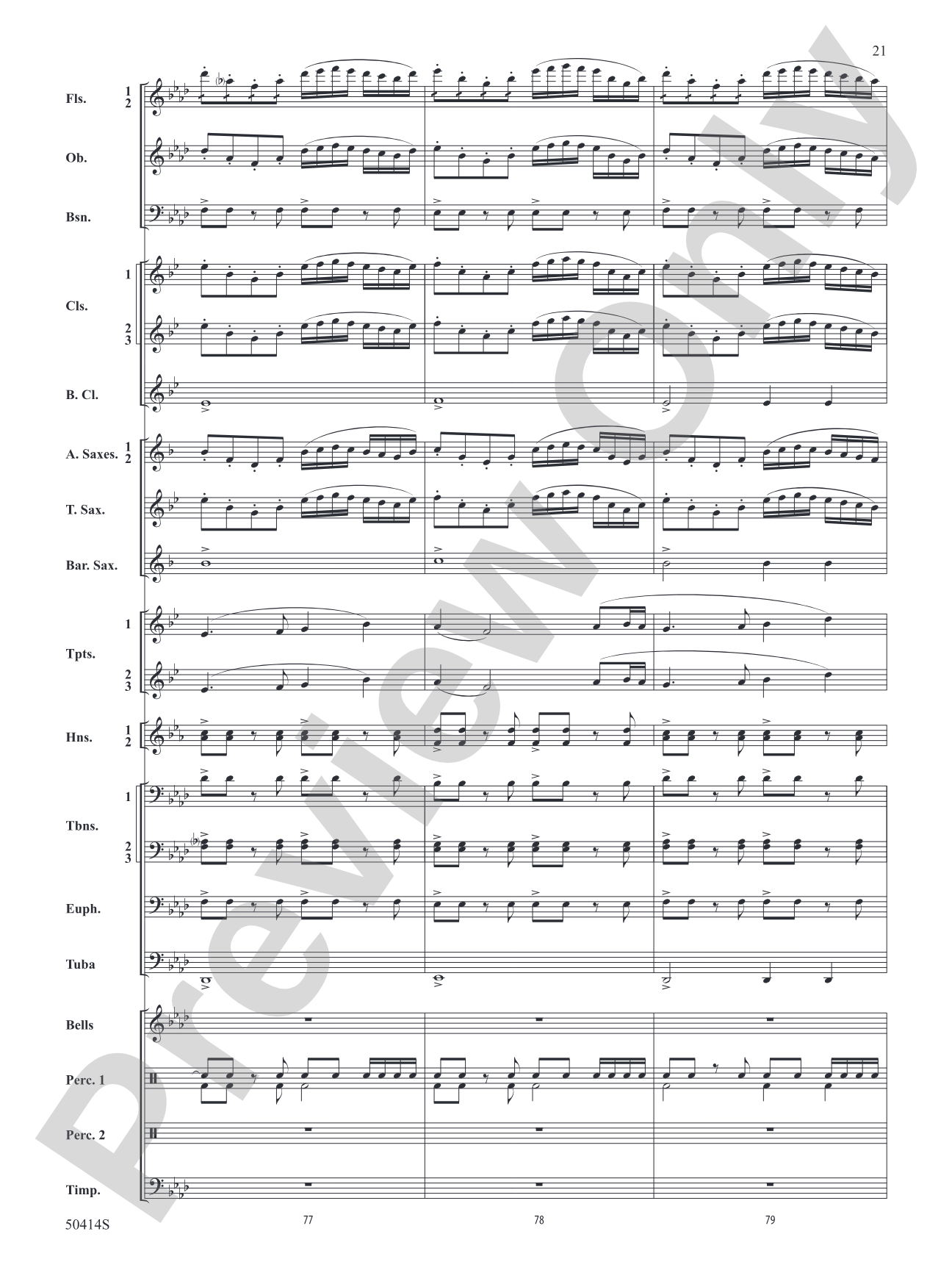 Con Spirito: Concert Band Conductor Score & Parts