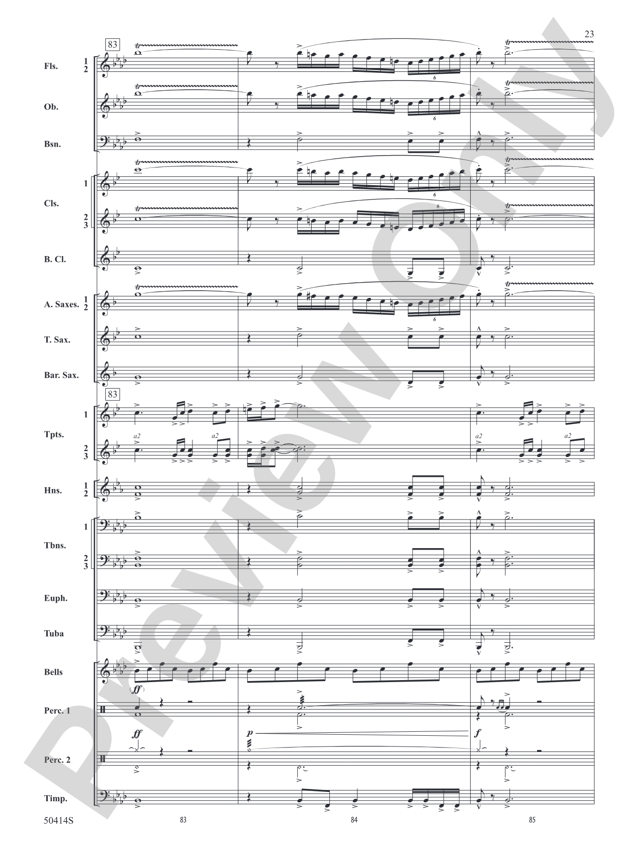 Con Spirito: Concert Band Conductor Score & Parts