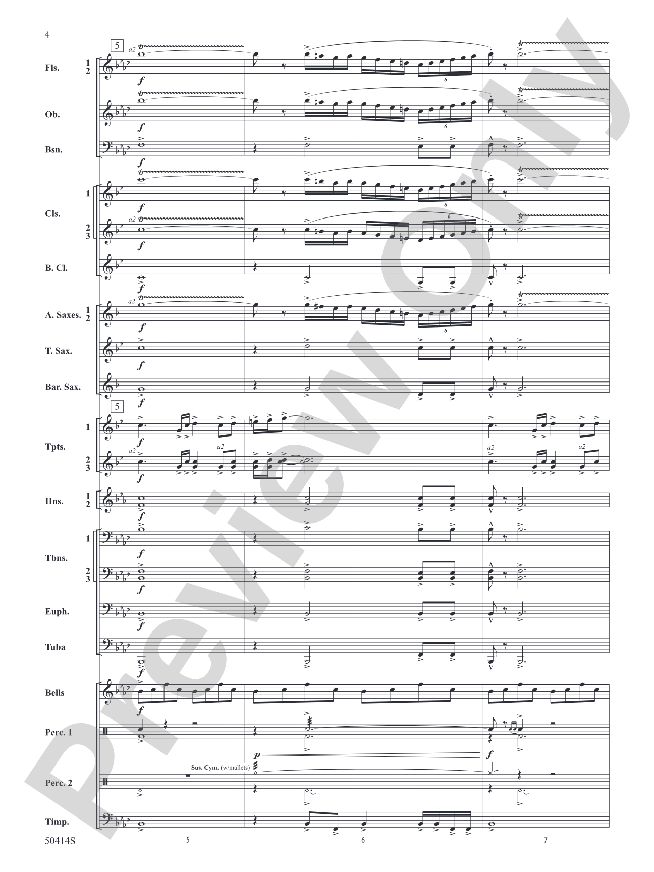Con Spirito: Concert Band Conductor Score & Parts