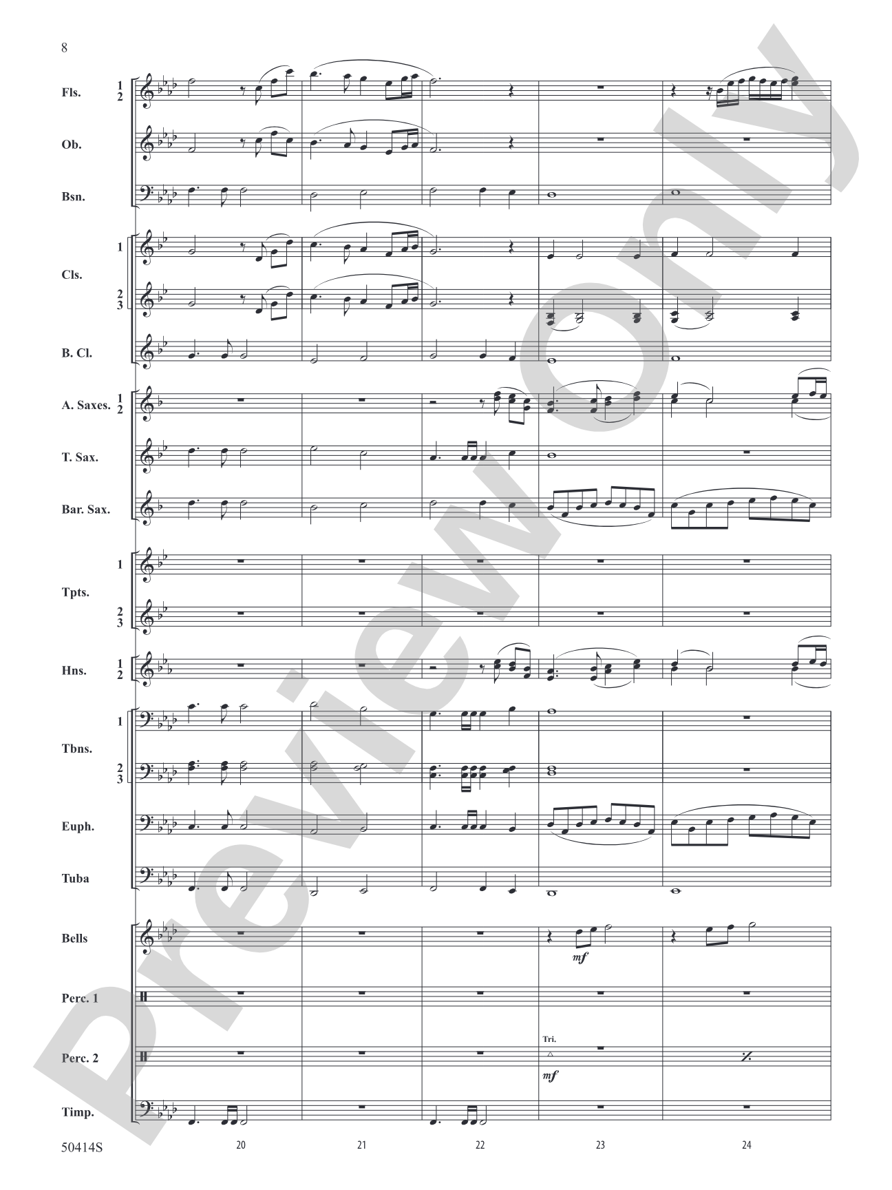 Con Spirito: Concert Band Conductor Score & Parts
