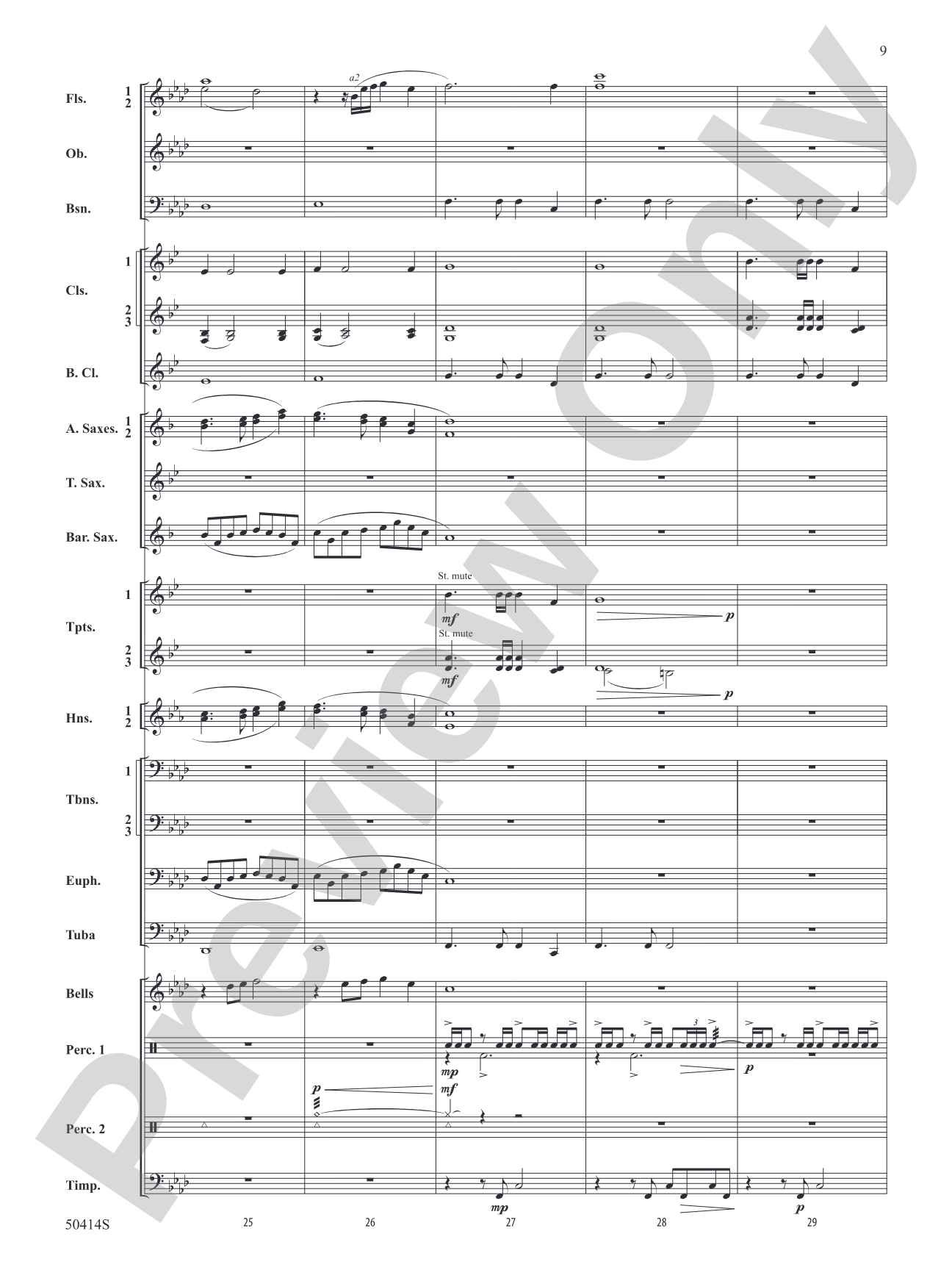 Con Spirito: Concert Band Conductor Score & Parts