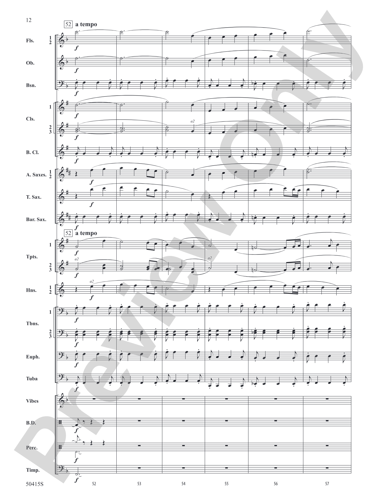 Rise Like the Dawn: Concert Band Conductor Score & Parts