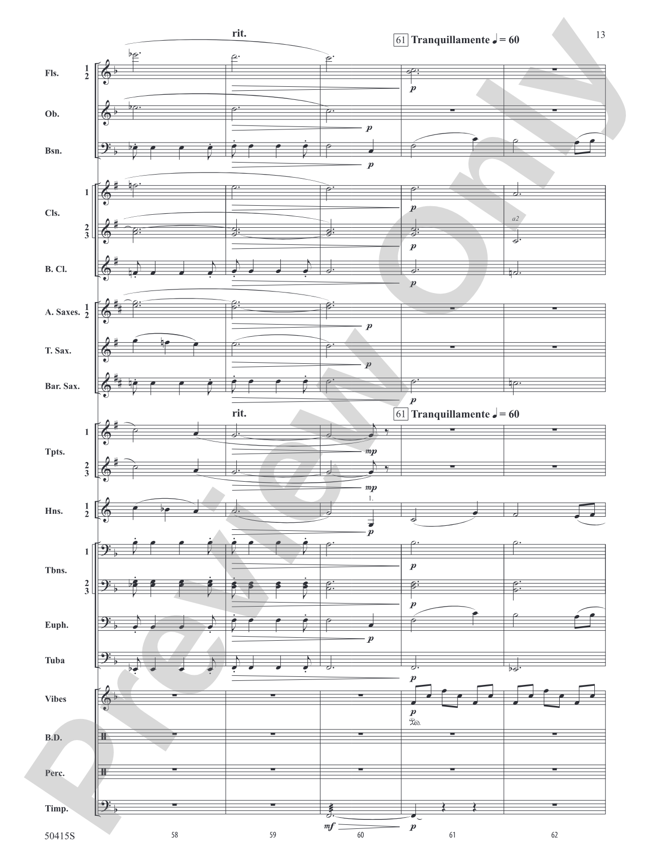 Rise Like the Dawn: Concert Band Conductor Score & Parts