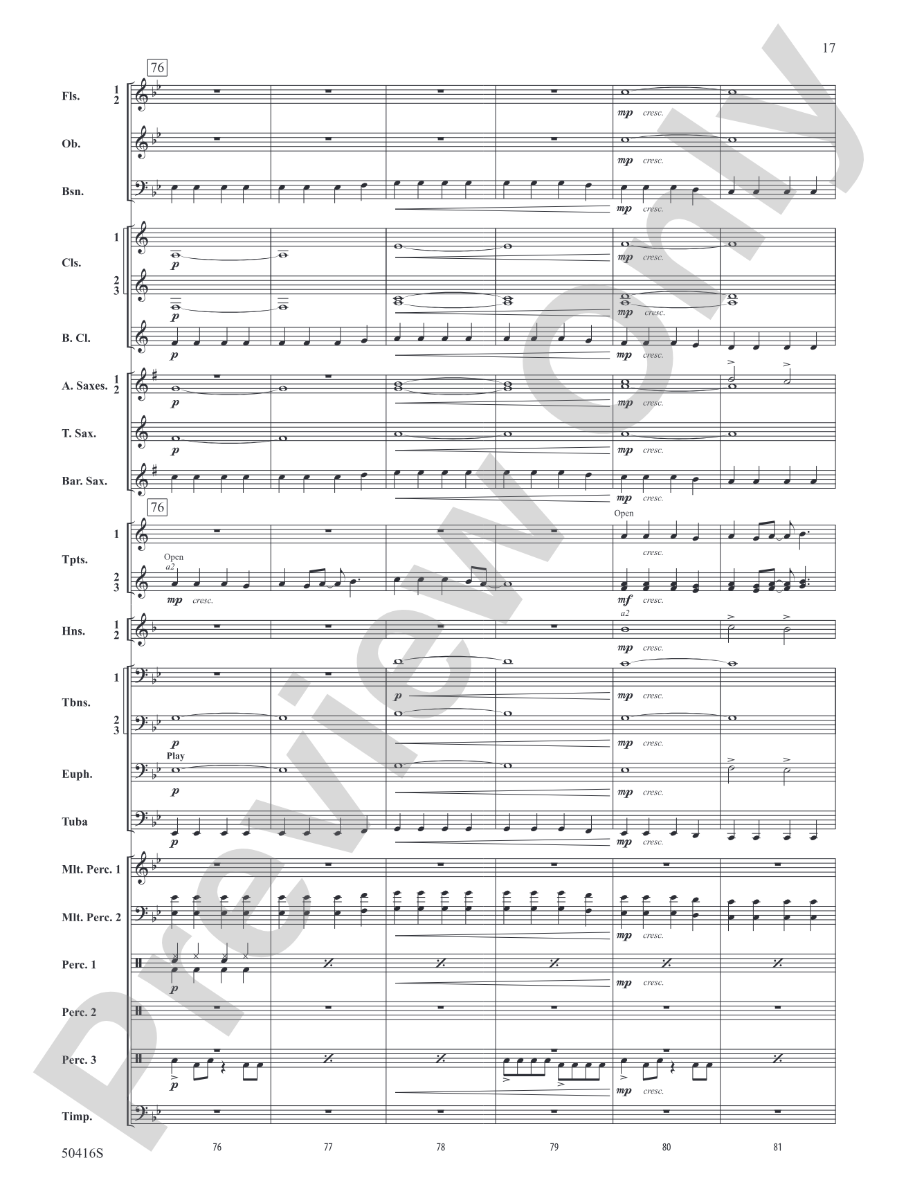 Heist: Concert Band Conductor Score & Parts