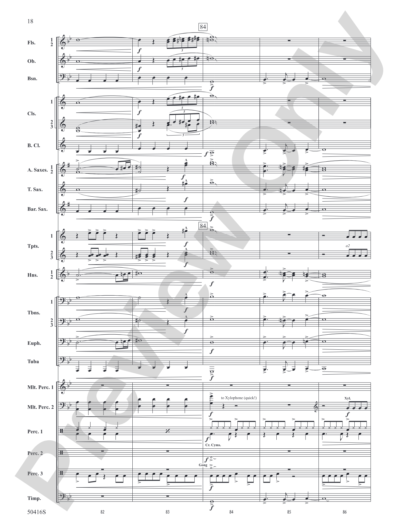Heist: Concert Band Conductor Score & Parts