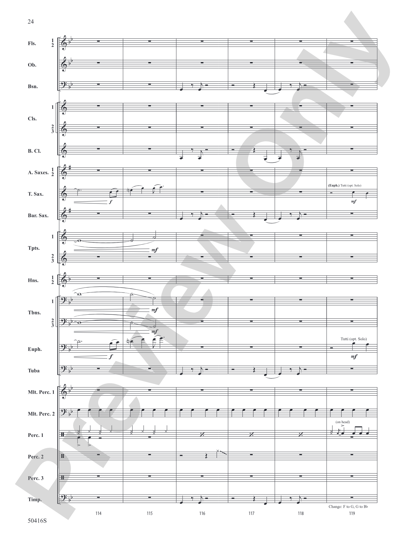 Heist: Concert Band Conductor Score & Parts