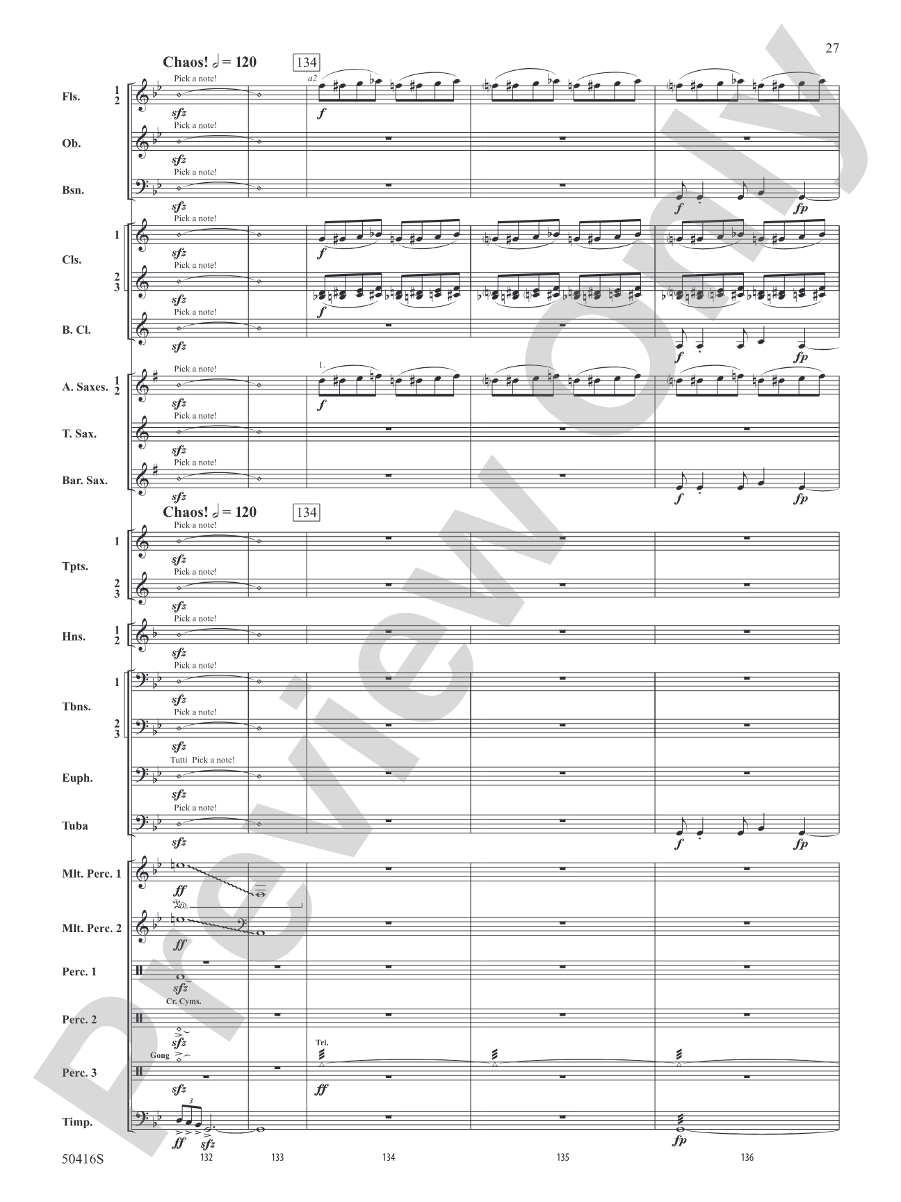 Heist: Concert Band Conductor Score & Parts